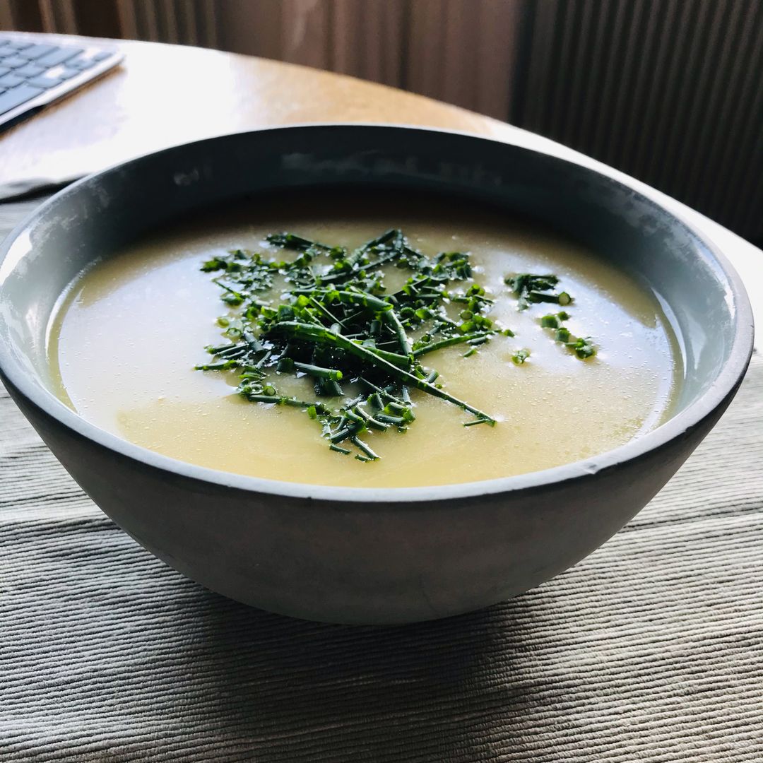 Proteinreiche Spargel“créme“-Suppe aus dem Bosch-Cookit