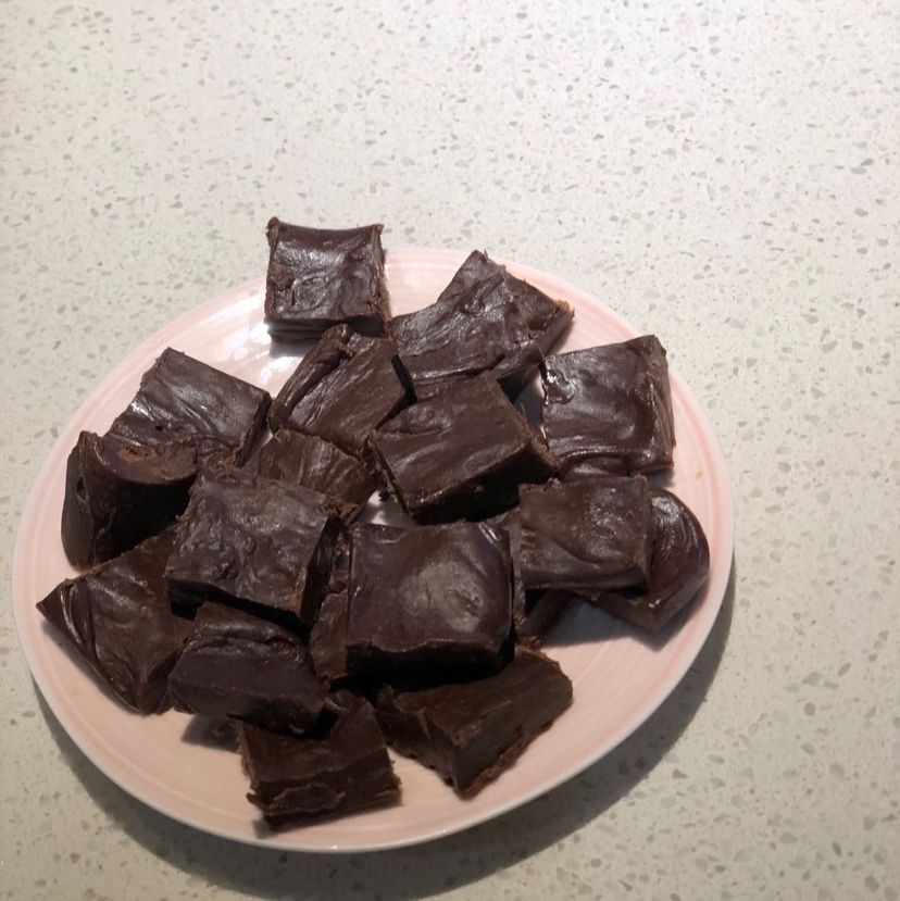 Chewy chocolate fudge
