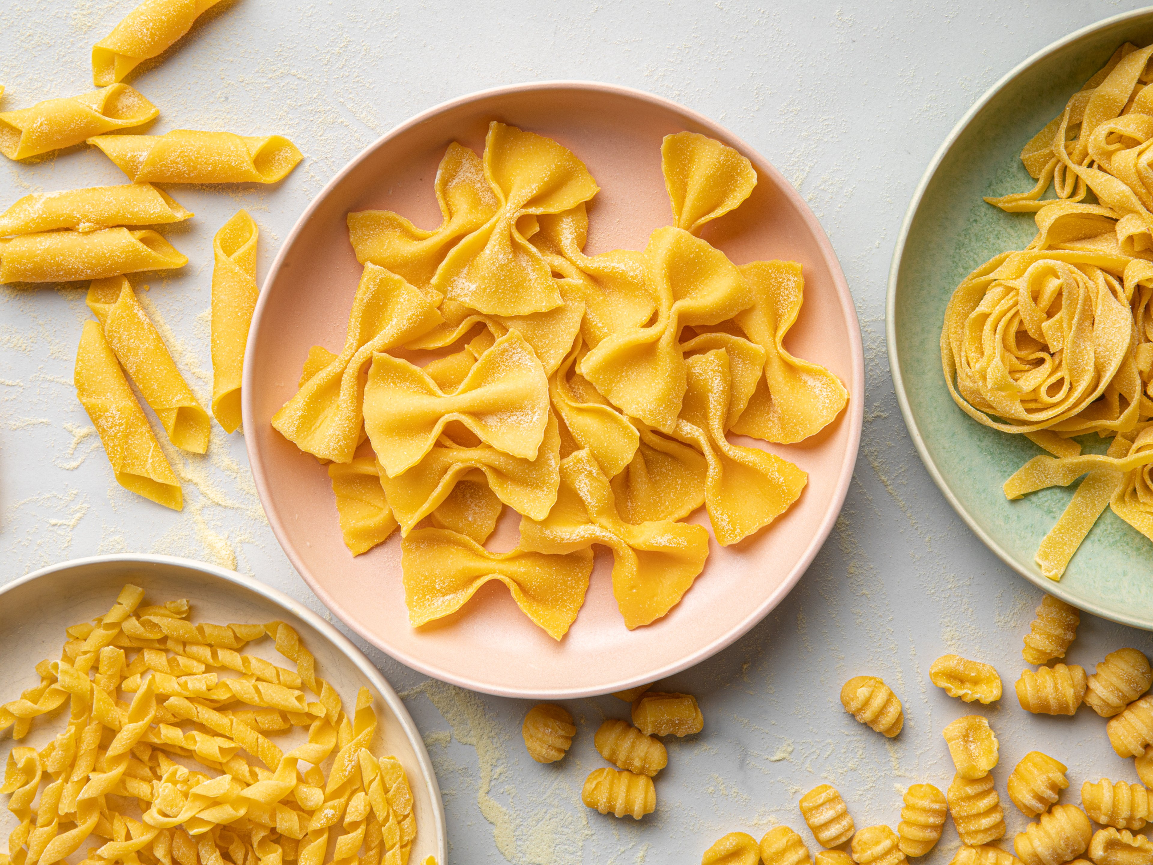Diese 6 einfachen Pasta-Formen lassen sich ganz ohne Nudelmaschine herstellen