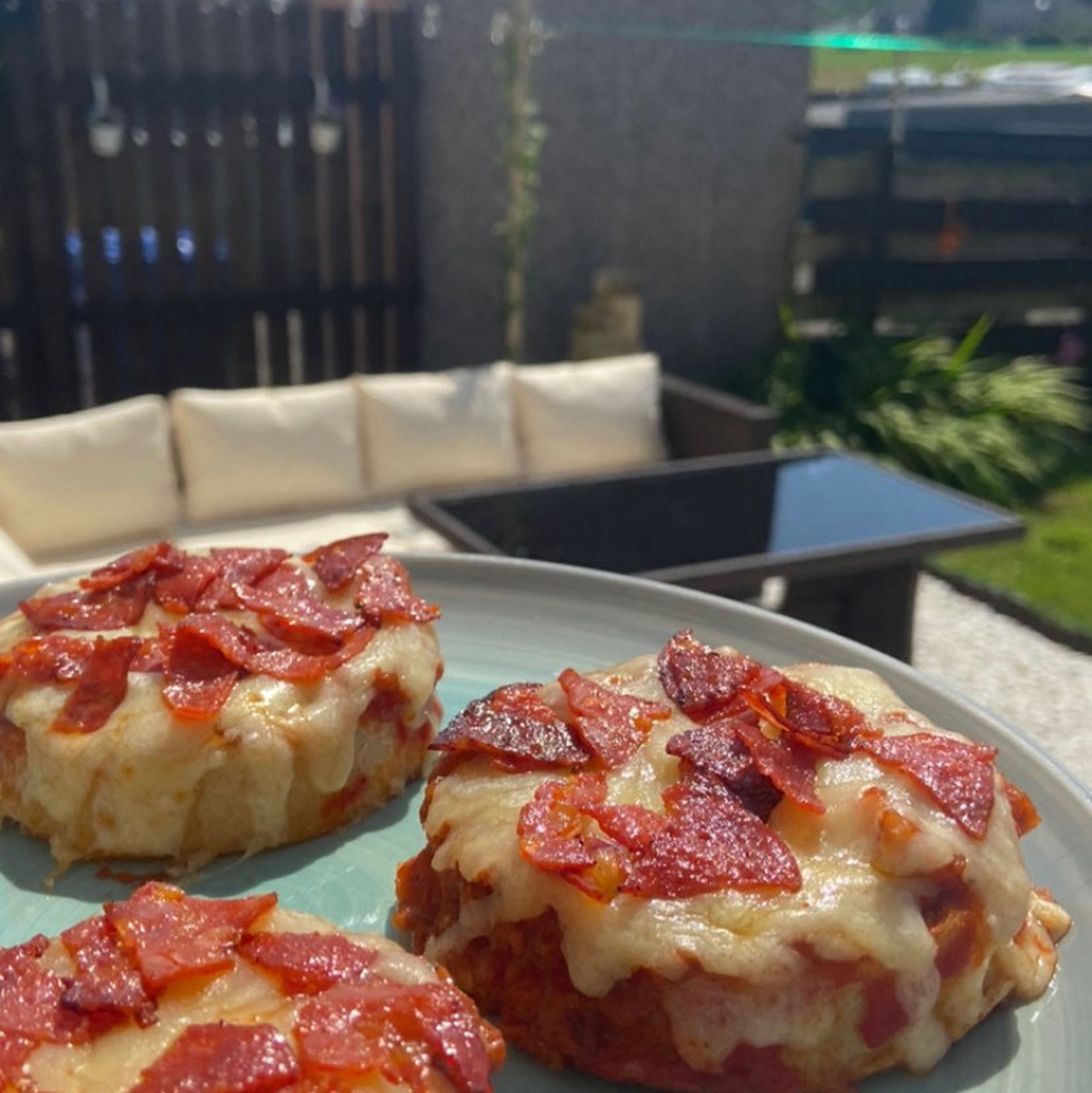 Pepperoni and Chorizo Pizza Crumpets