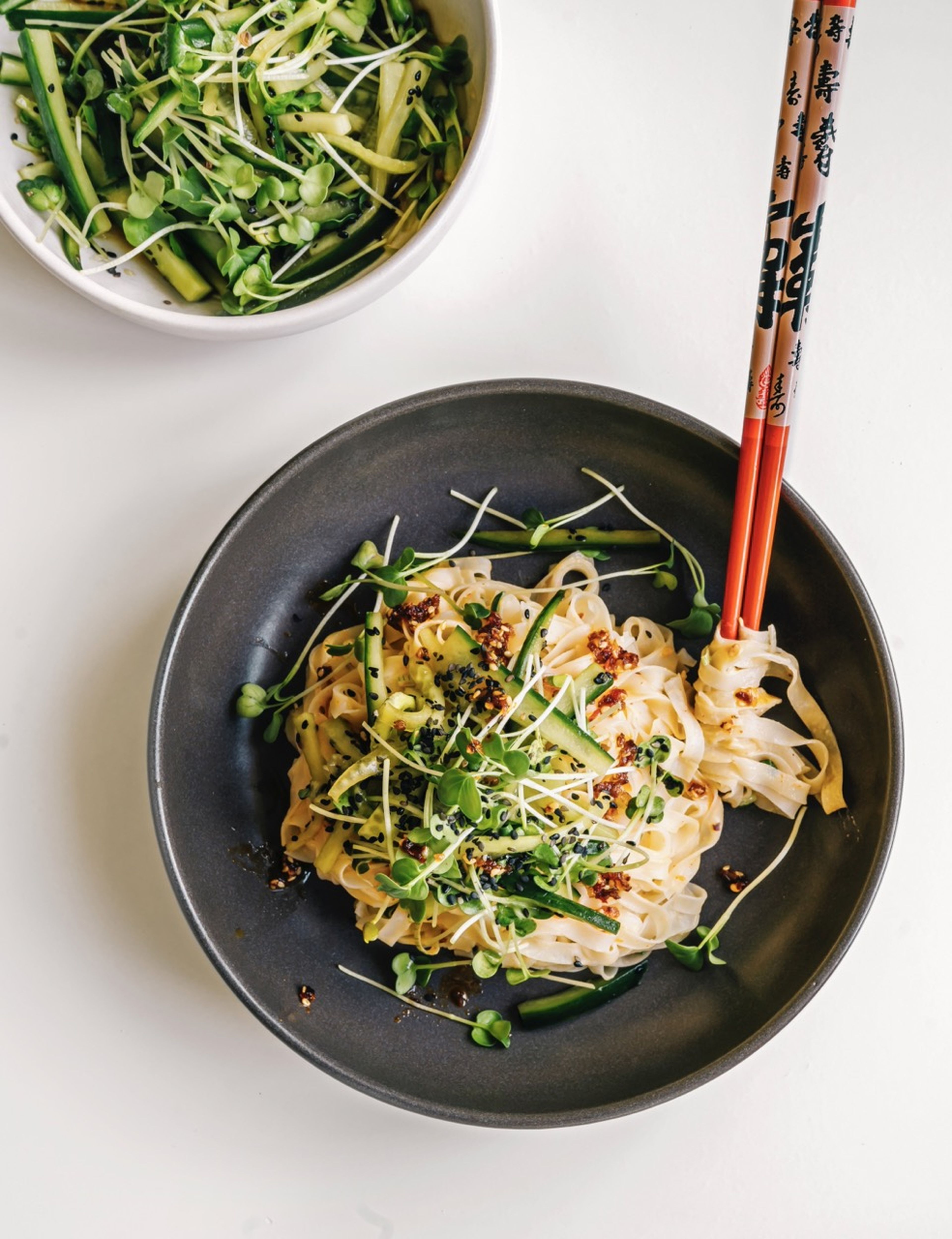 Lazy Miso Tahini Noodles