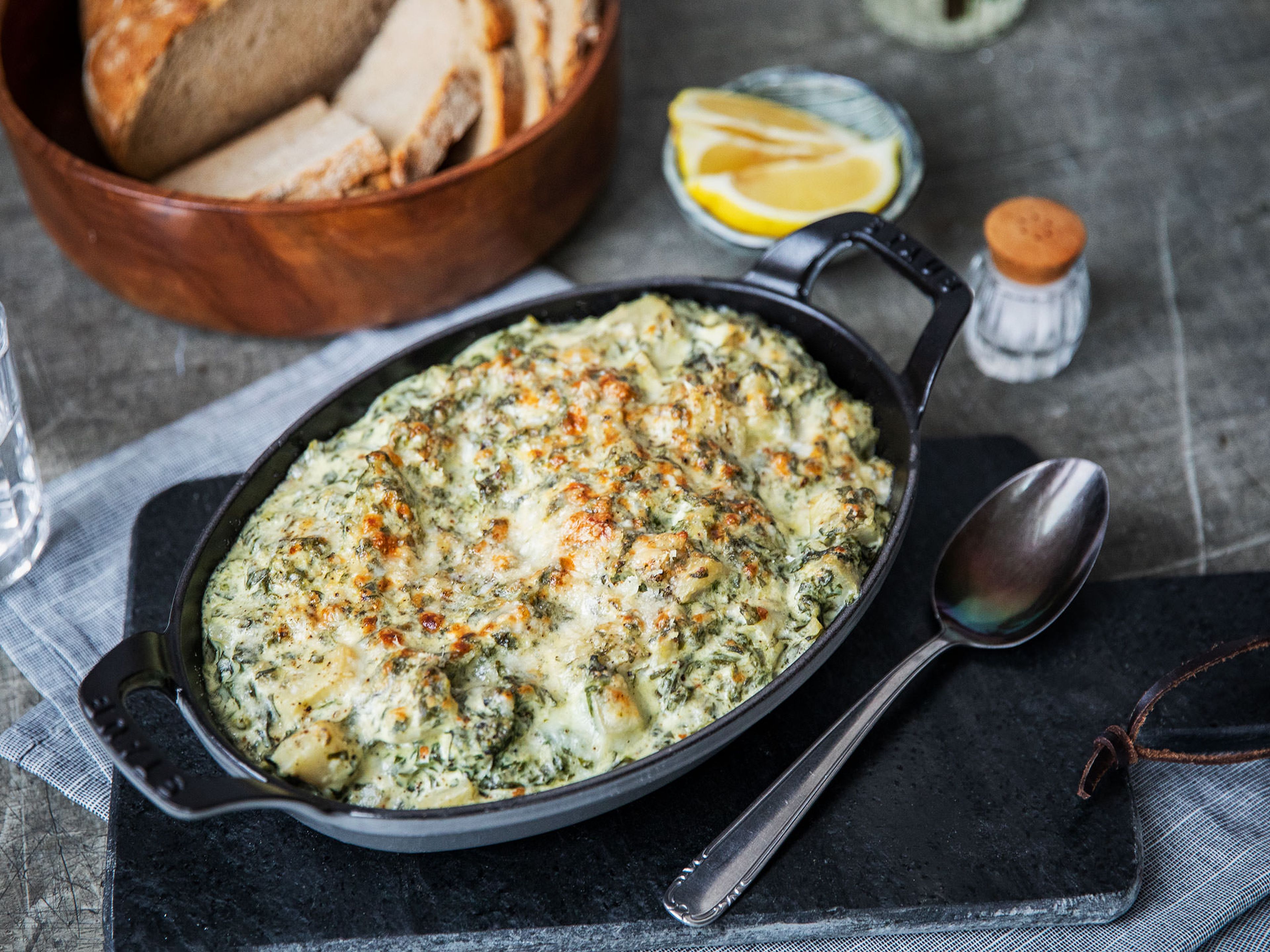 Spinach and artichoke dip