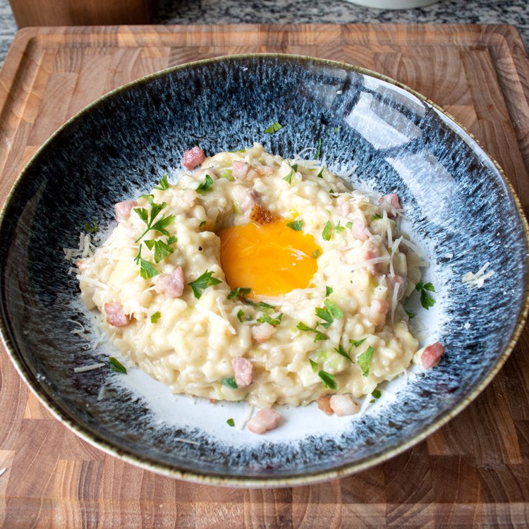 Risotto Carbonara Recipe Kitchen Stories