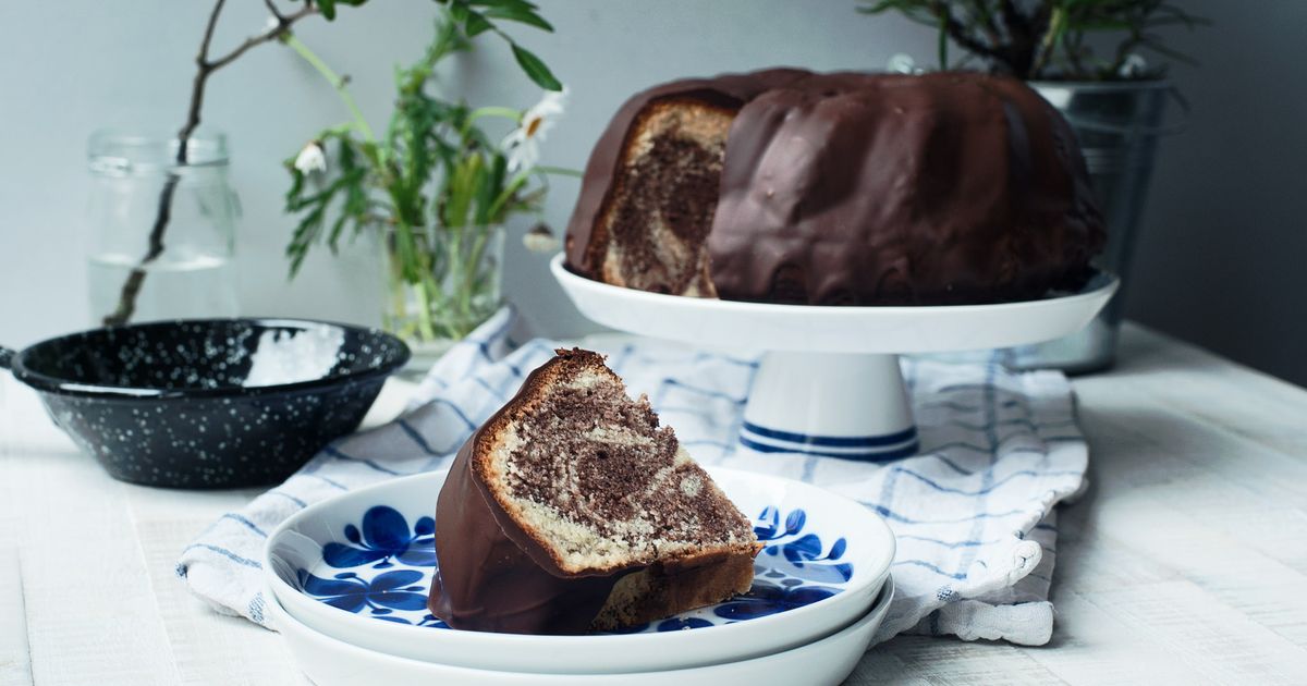 Marbled coffee cake Recipe Kitchen Stories