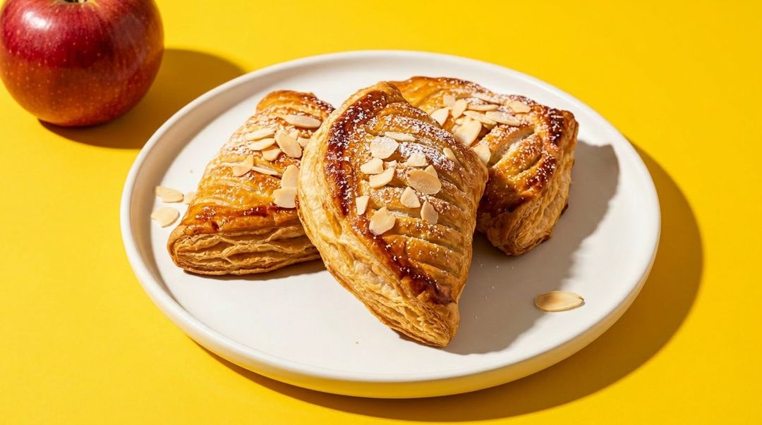 Knuspriger Blätterteig mit Apfel-Quark-Füllung: So leicht kann Backen sein