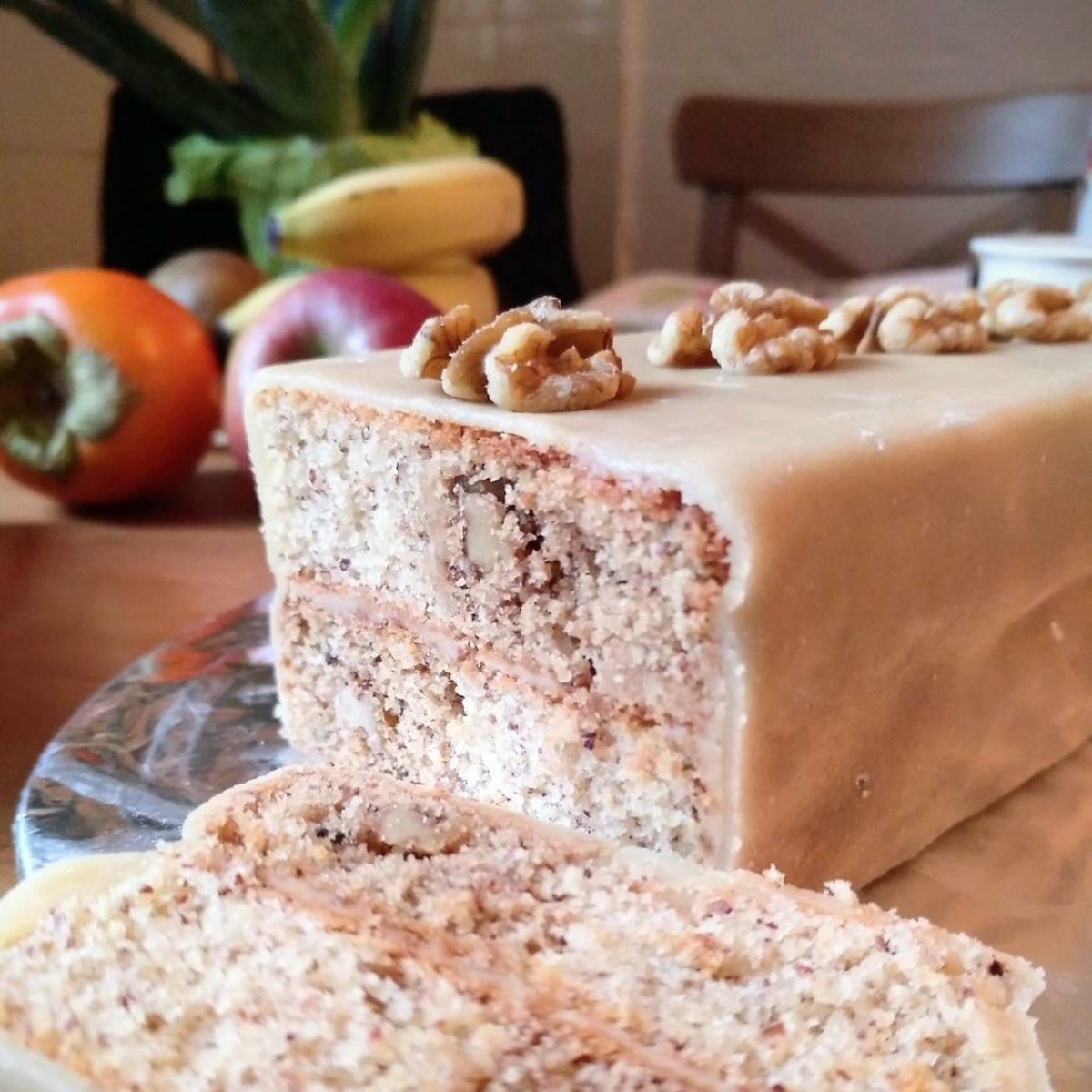 Coffee and Walnut Battenberg | Recipe | Kitchen Stories