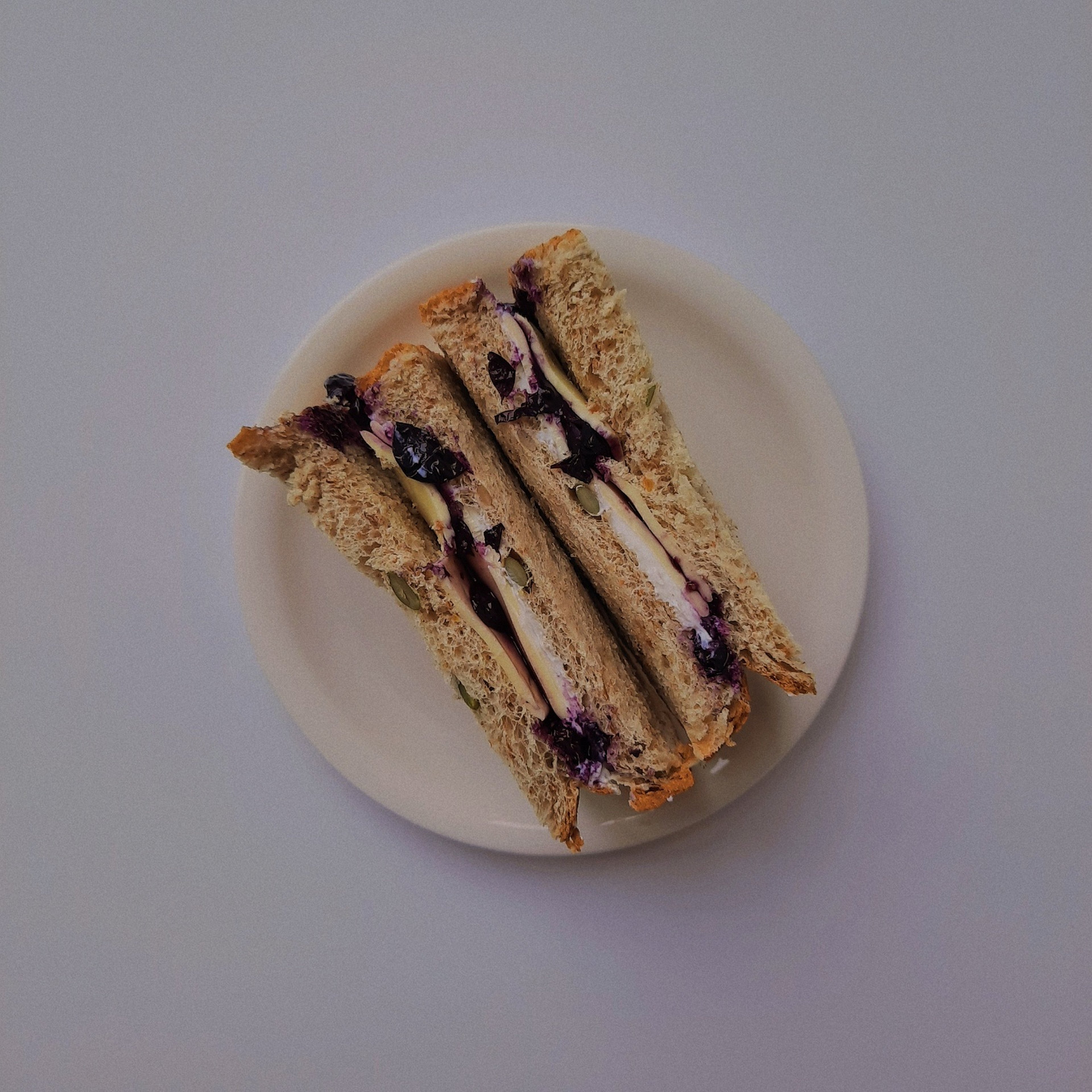 Blueberry Cheesecake Sandwich