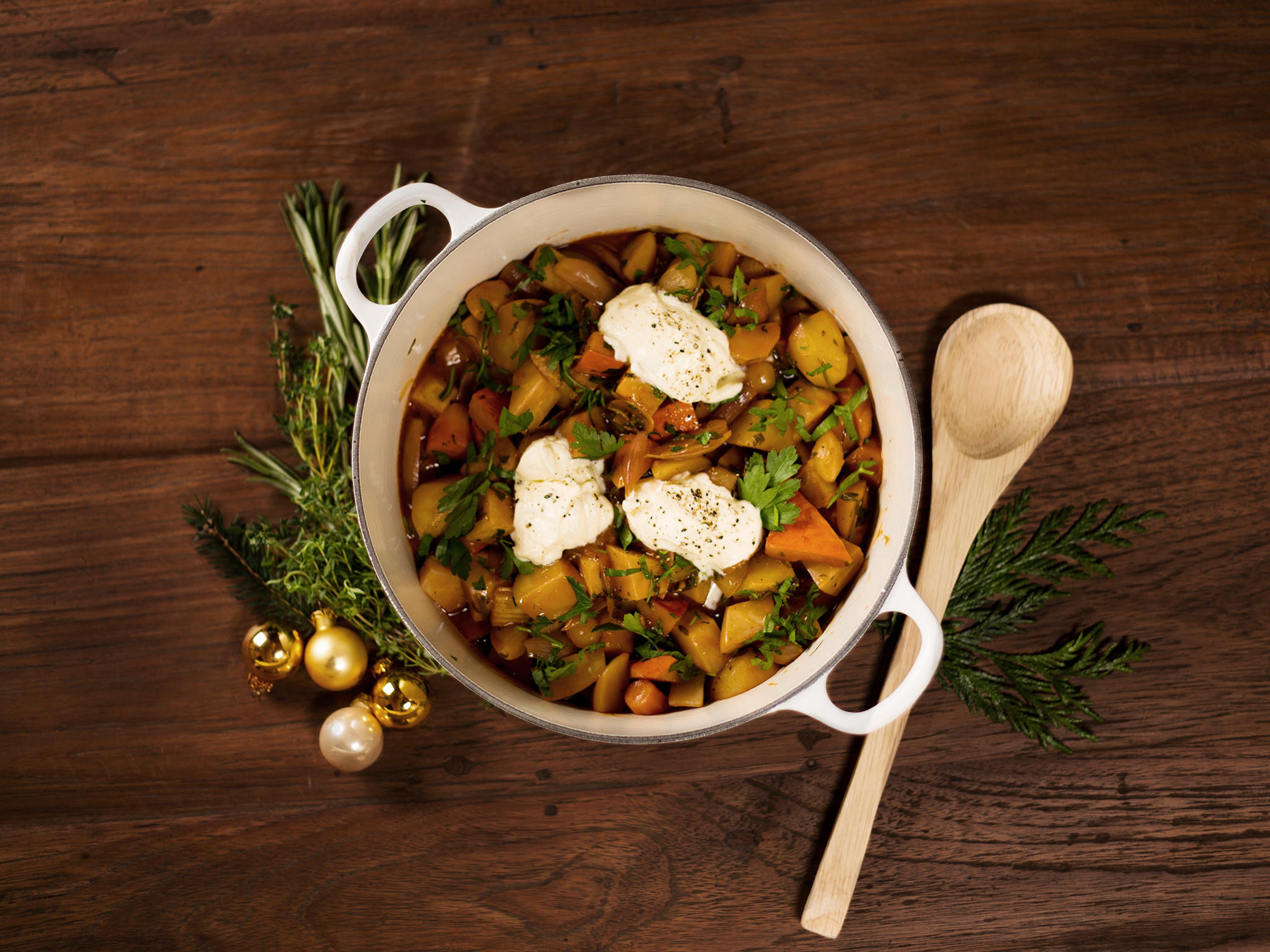 Hearty vegetarian stew