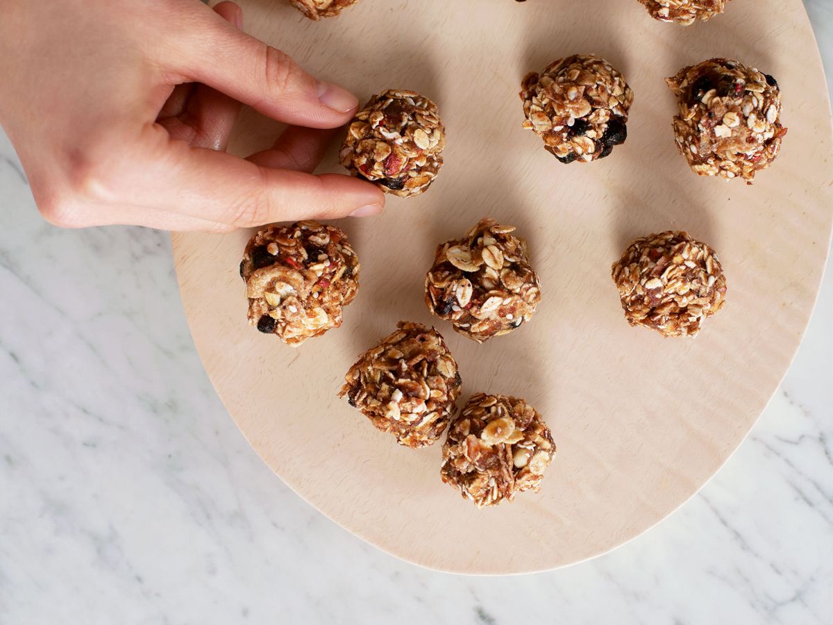Muesli energy bites Recipe Kitchen Stories