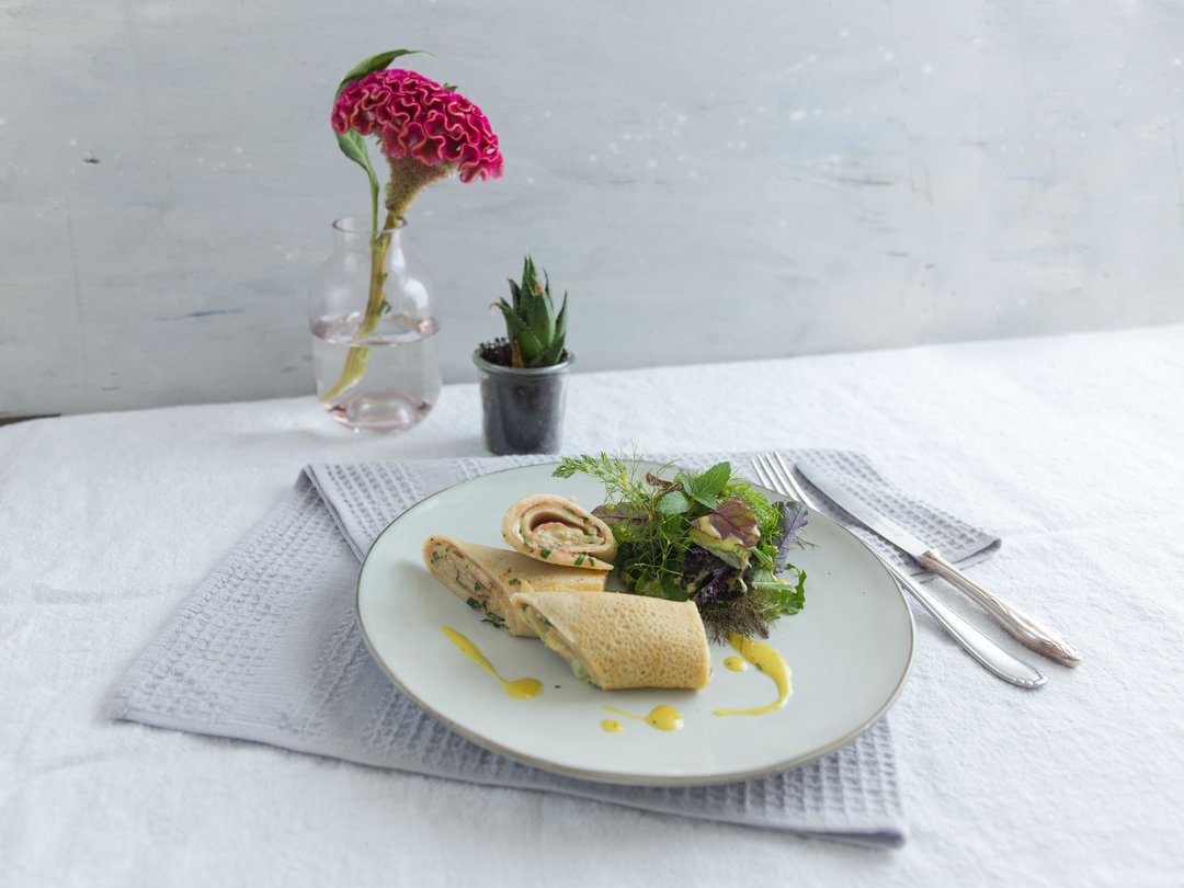 Ham and cheese buckwheat crêpes Recipe Kitchen Stories