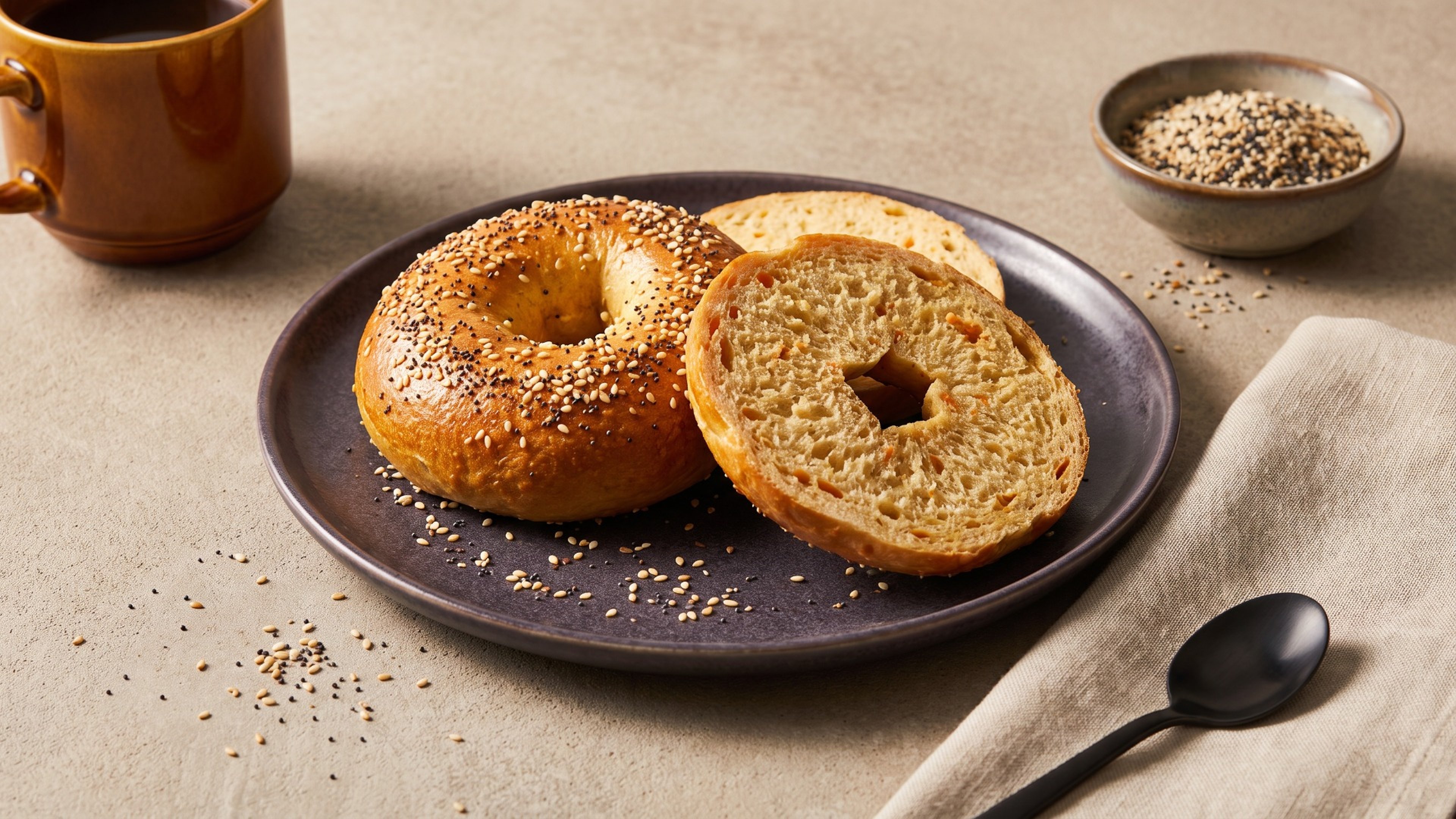 Selbst gemachte Karotten-Bagel für dein nächstes Frühstück