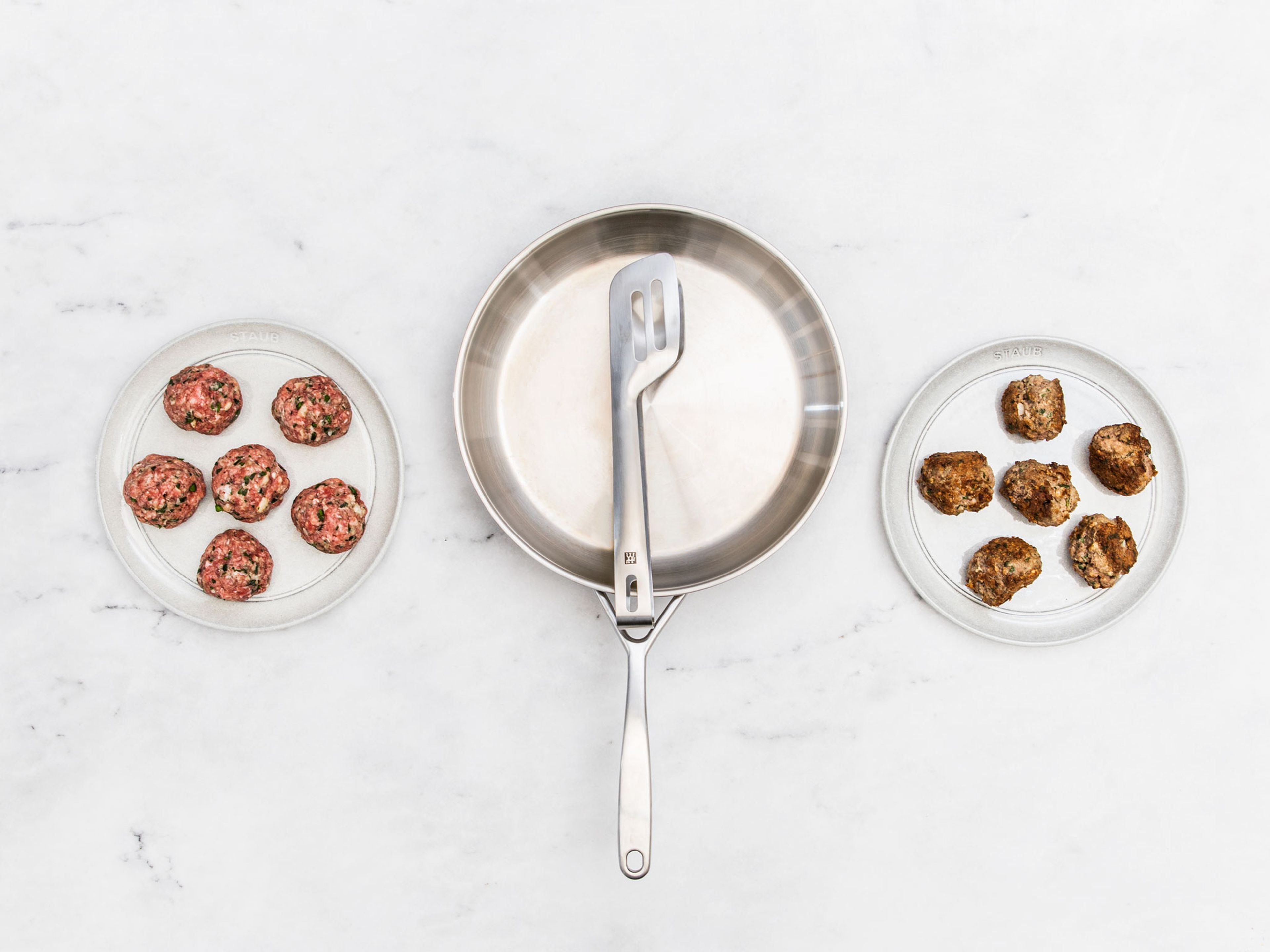 How to pan fry meatballs properly