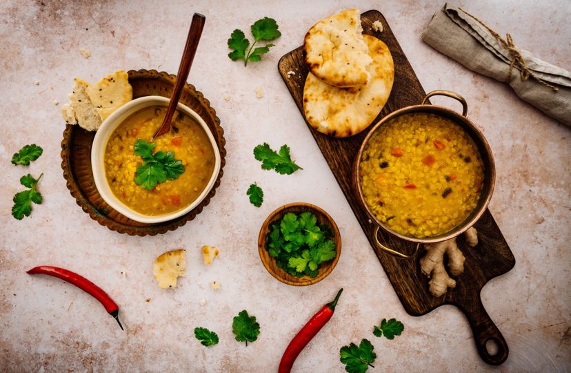 Mango-Linsen-Dal