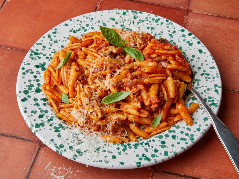 Lazy pasta Bolognese