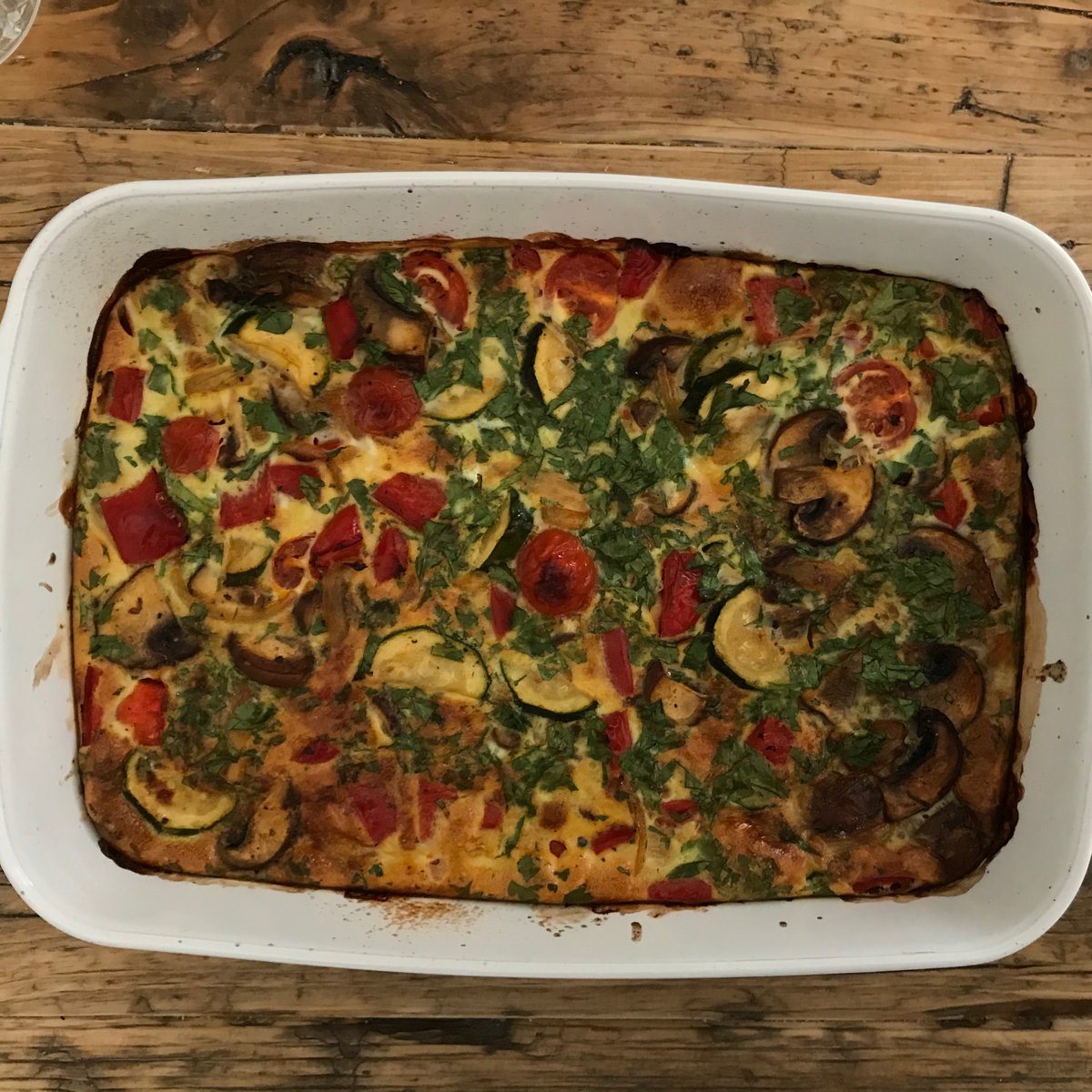 Easy vegetable frittata | Recipe | Kitchen Stories