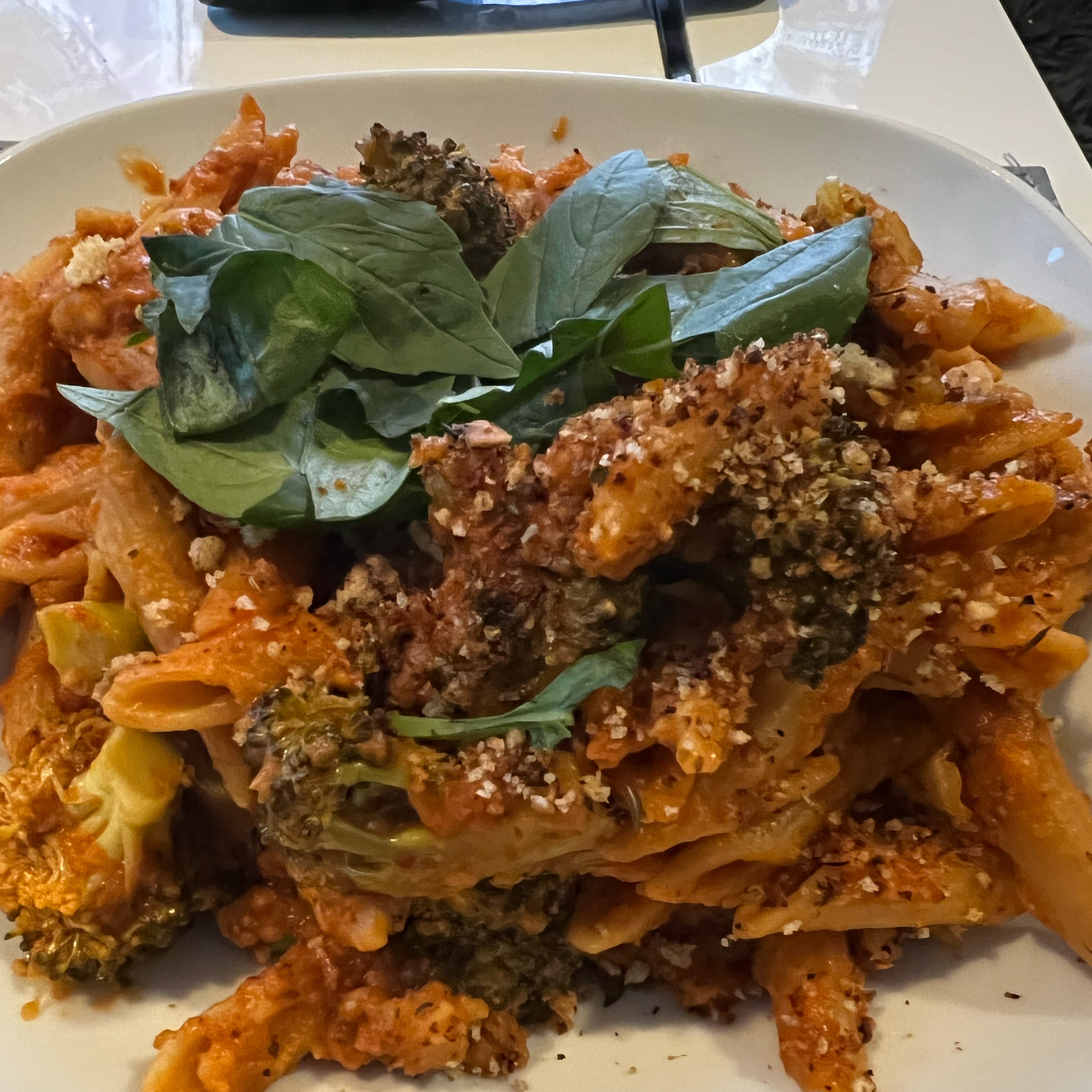 Sun-Dried Tomato & Brocolli Pasta with Pangrattoto