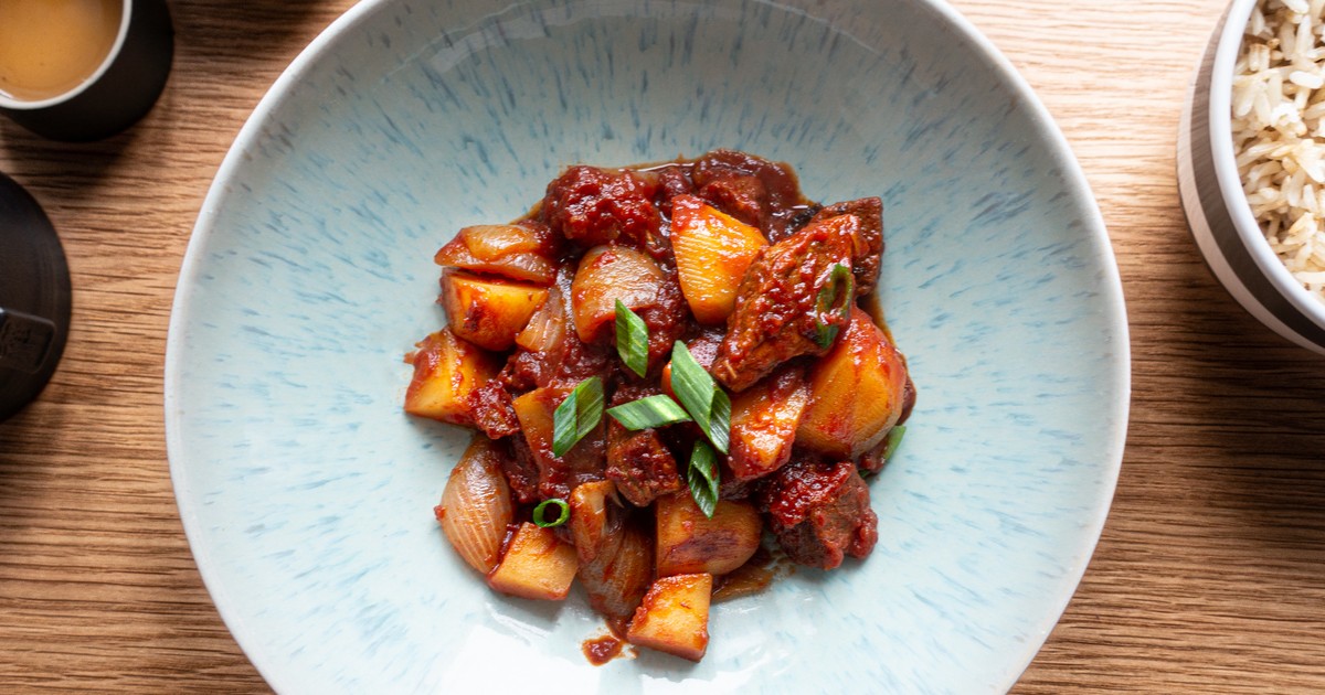 Chinese beef stew with canned tomatoes and potato Recipe Kitchen