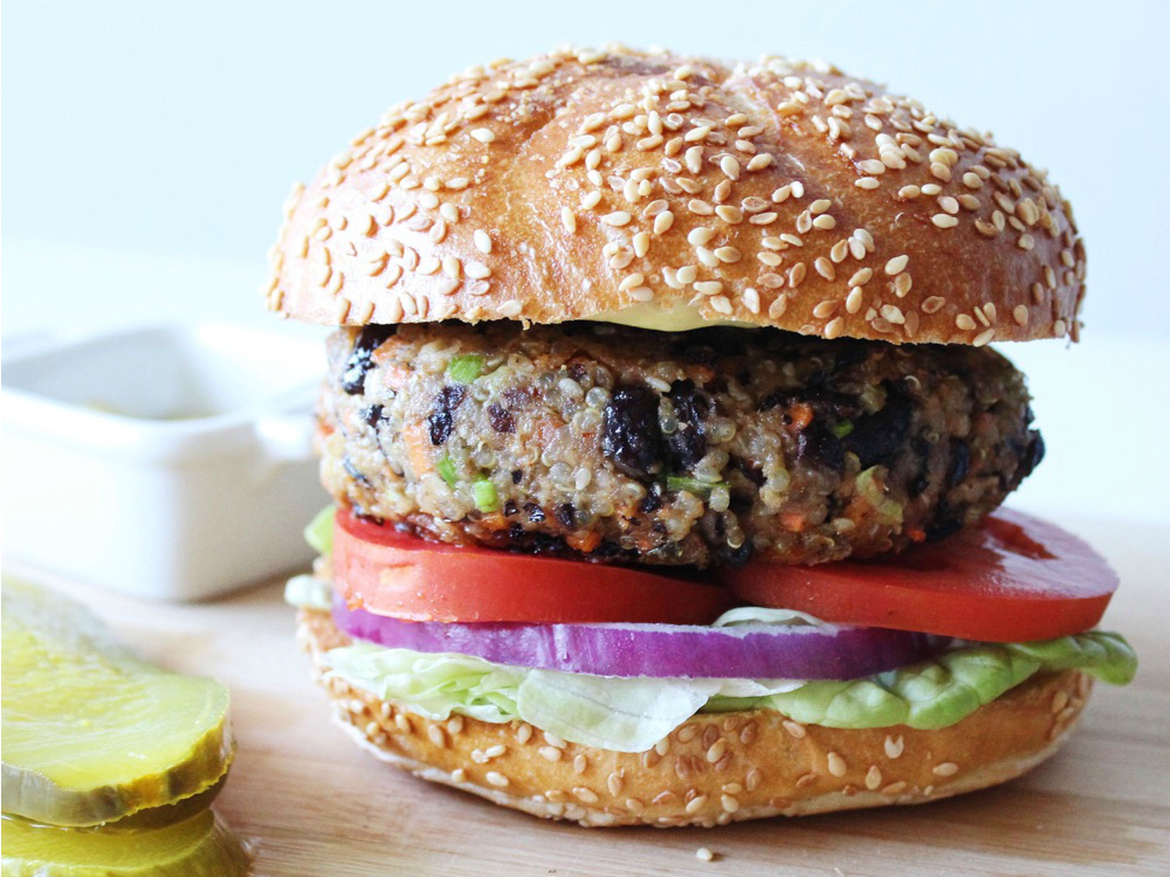 Epic quinoa veggie burgers