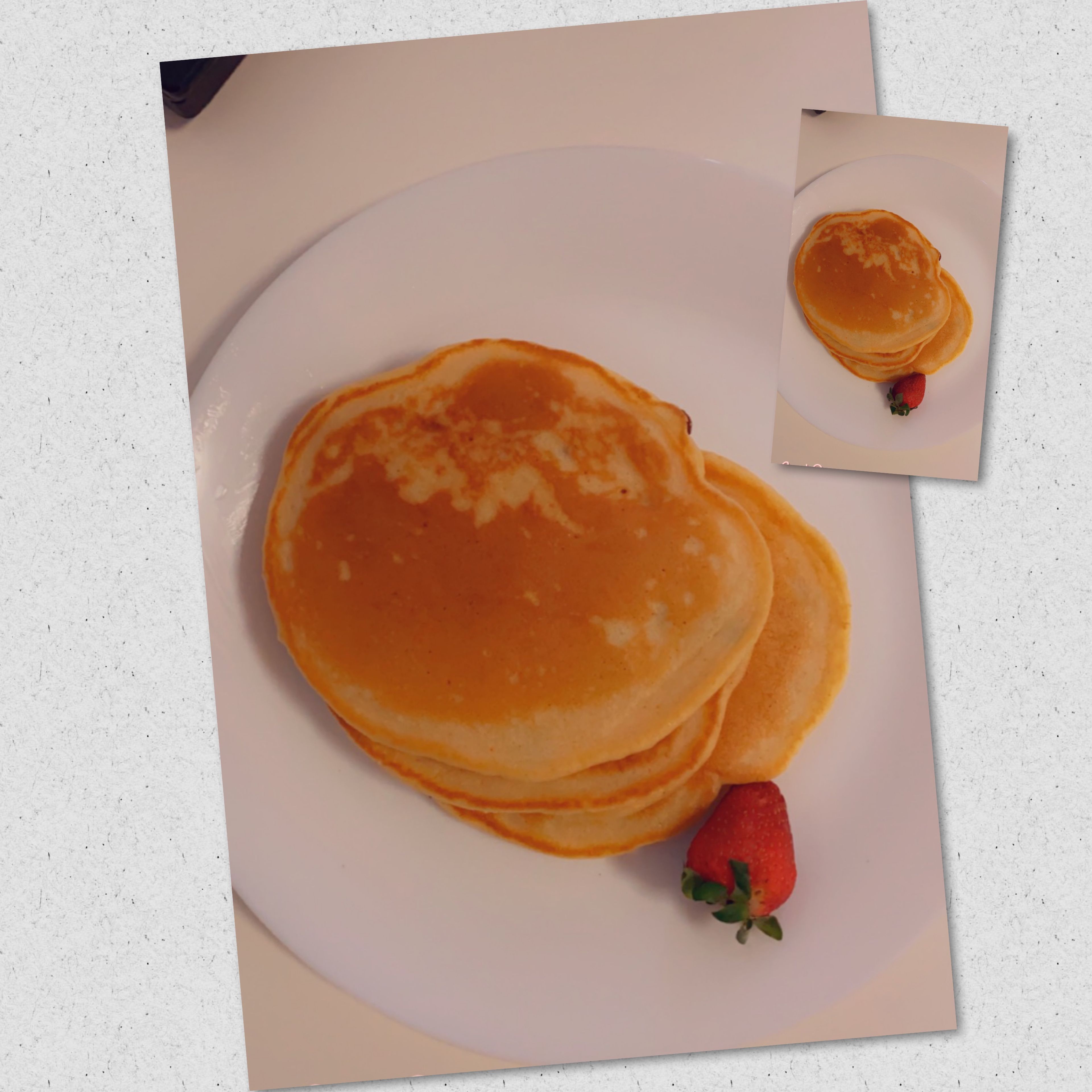 Fluffy dried fruit pancakes
