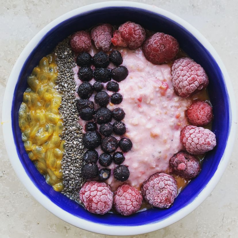 Himbeerporridge
