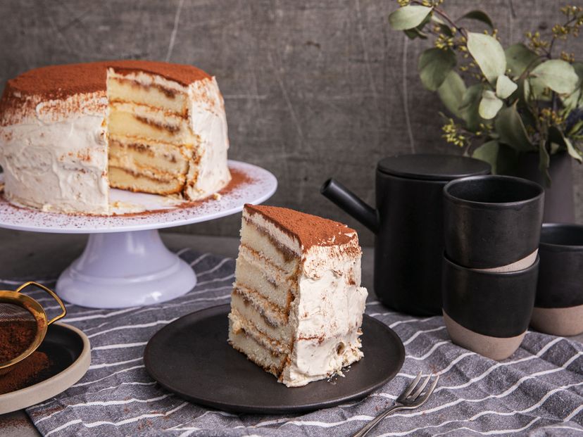 Tiramisu layer cake