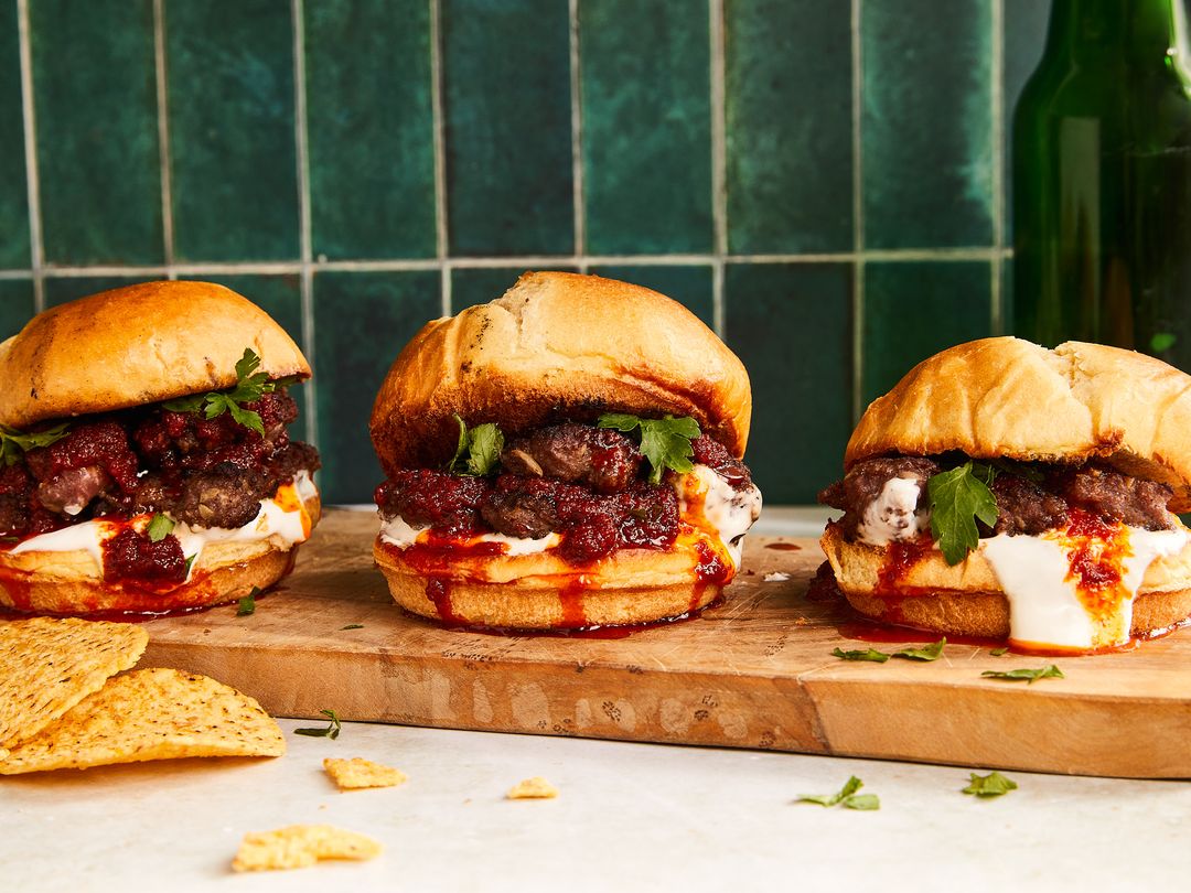 Saftige Köfte-Burger