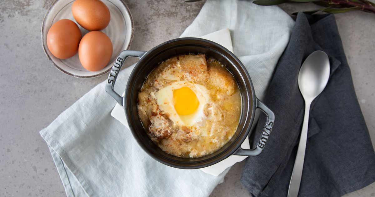 Sopa de Ajo (Spanische Knoblauchsuppe) | Rezept | Kitchen Stories