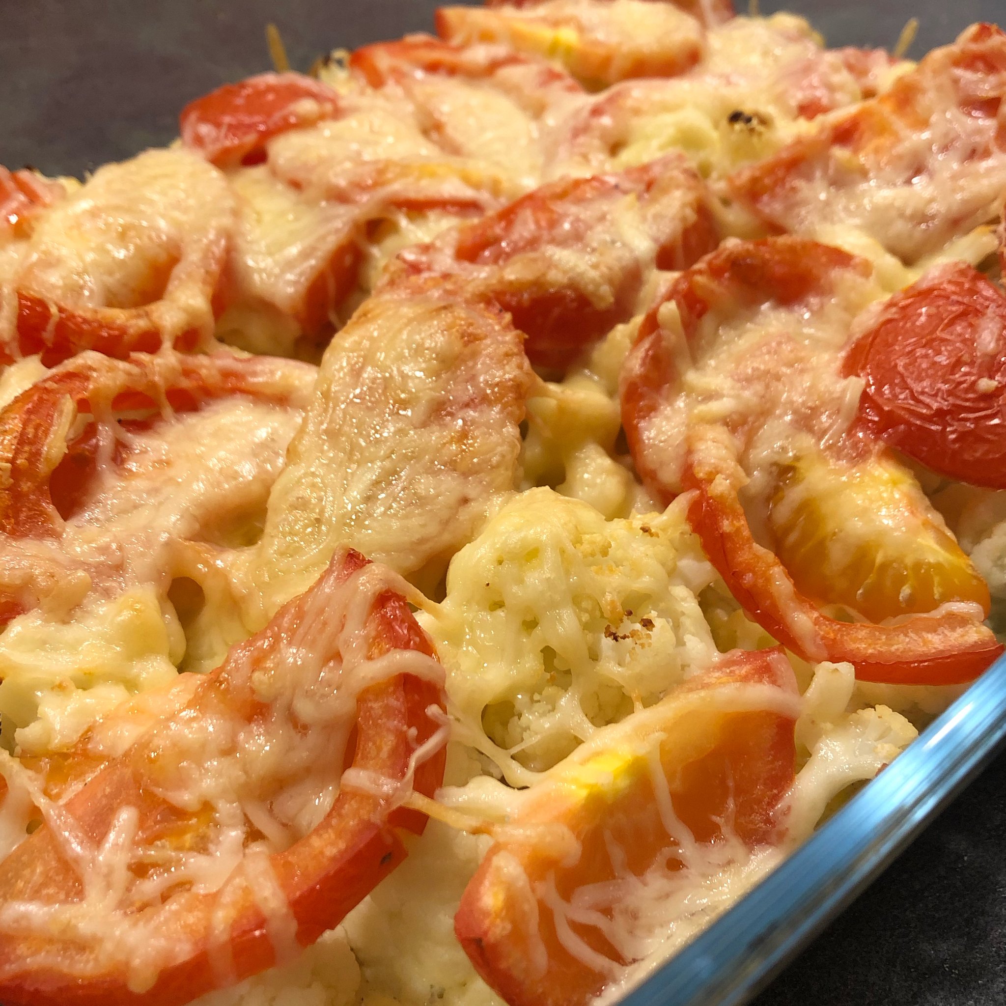 Blumenkohl-Tomaten Gratin | Rezept | Kitchen Stories
