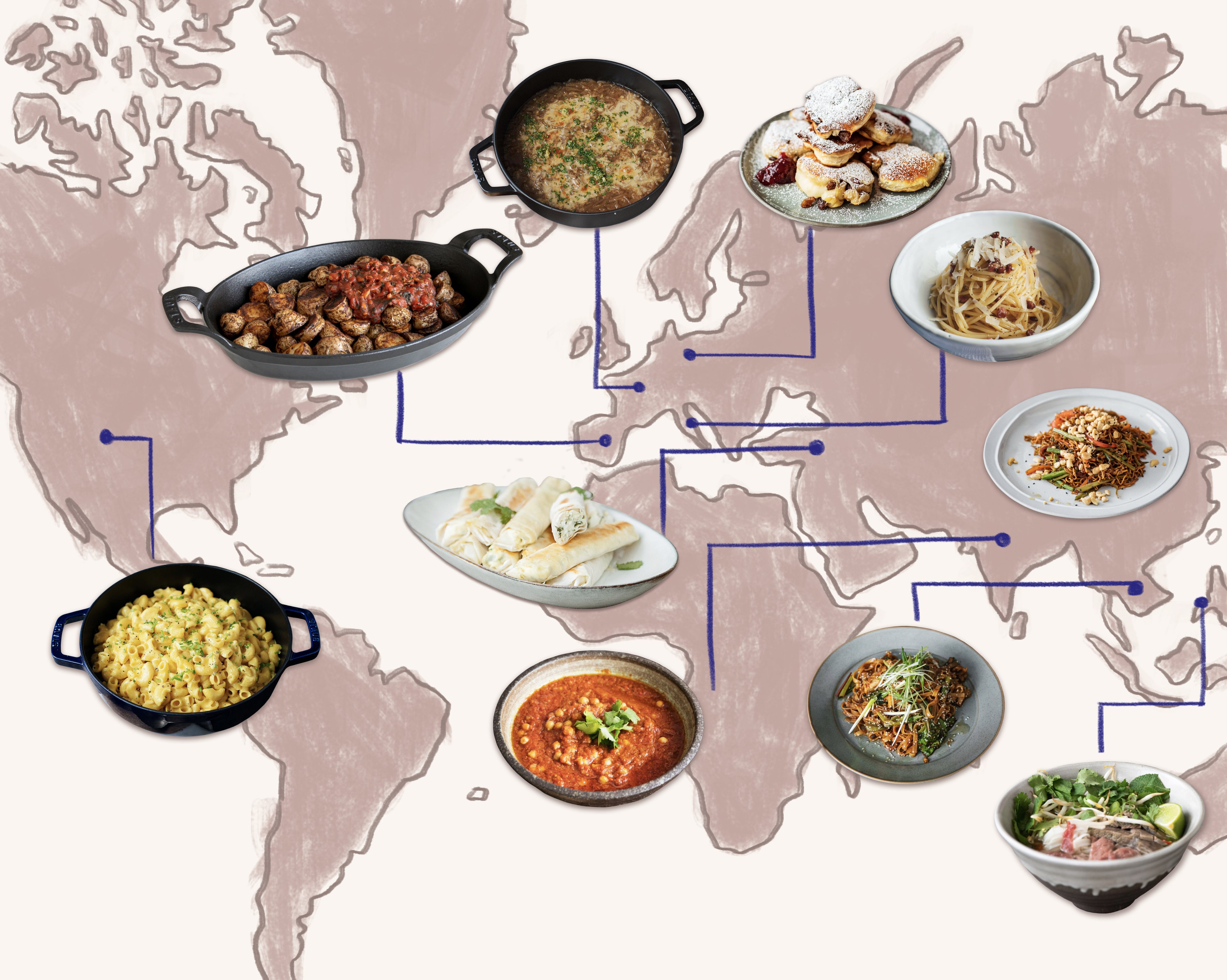 Kulinarische Weltreise: 10 Küchenklassiker zum Nachkochen