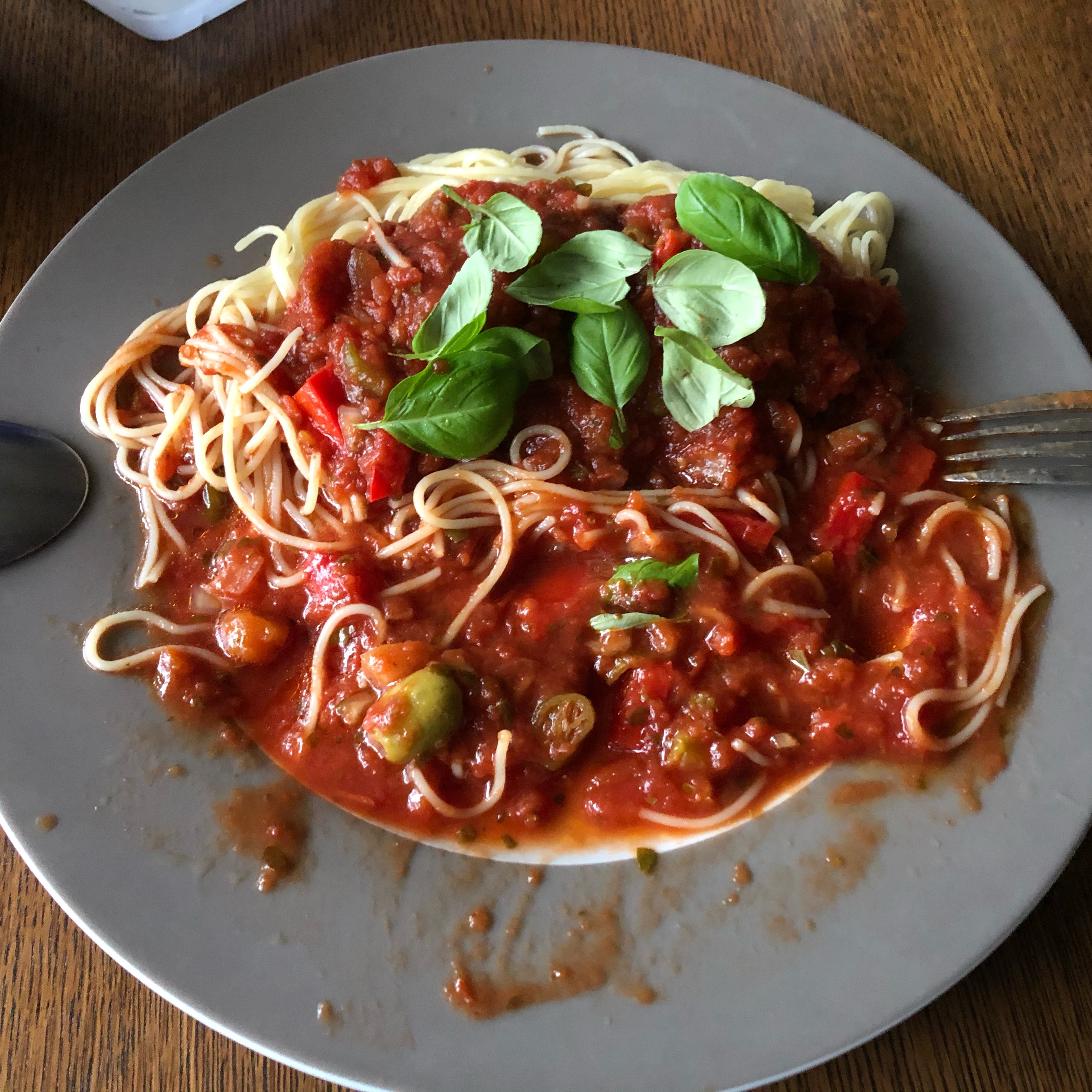 Spaghetti Napoli würzig