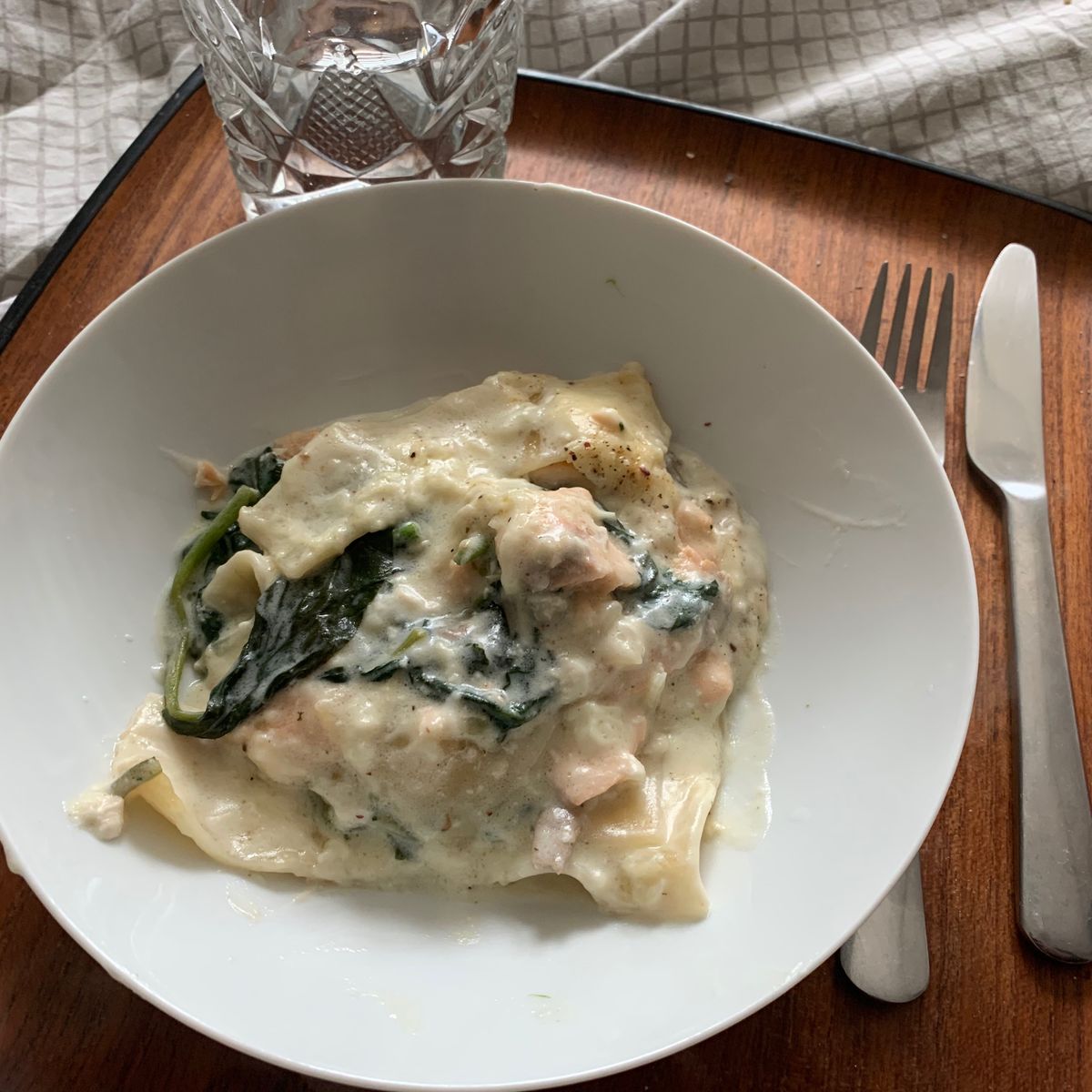 Salmon lasagna | Recipe | Kitchen Stories