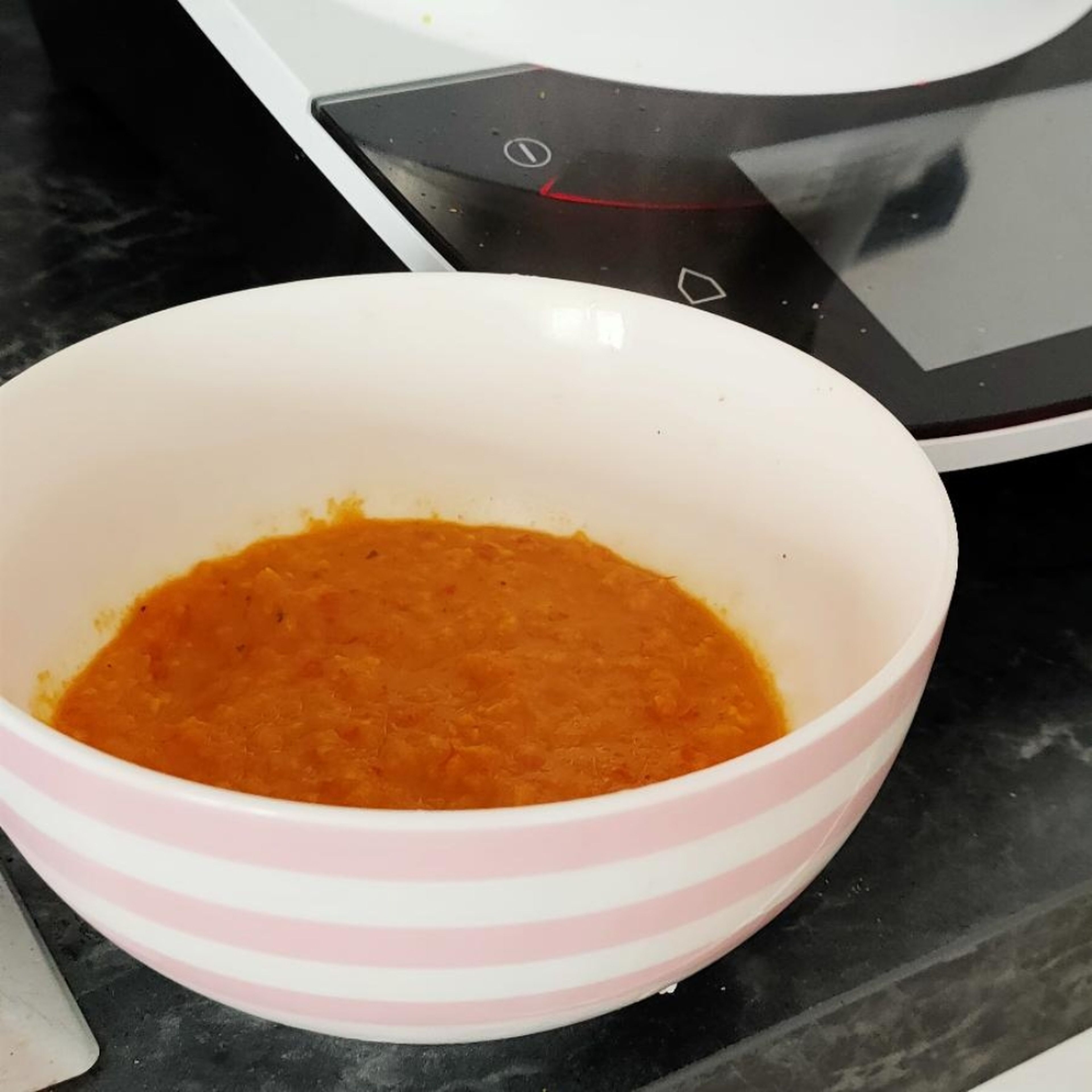 Paprika-Kokos-Masala-Dip aus dem Cookit