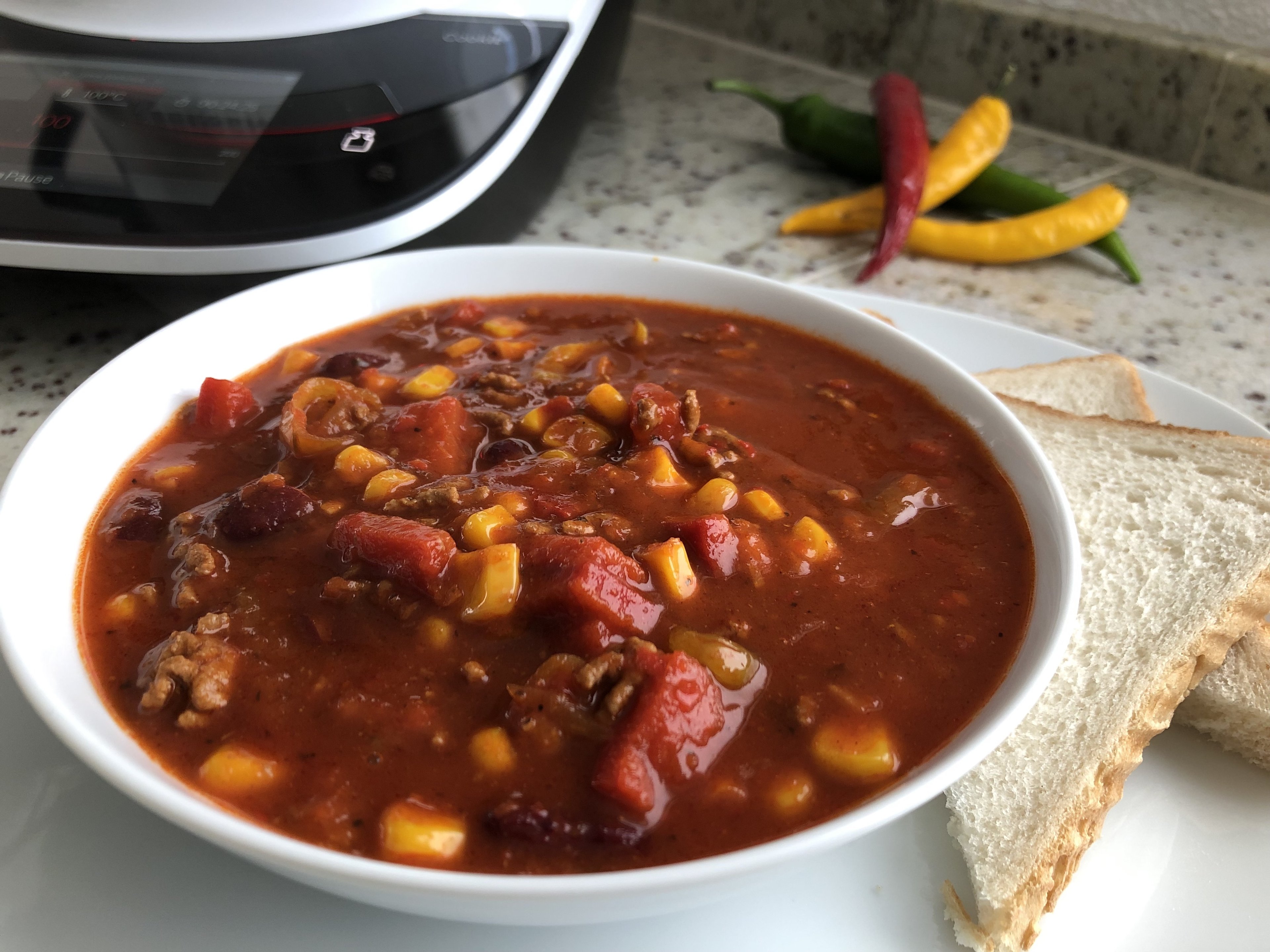 Feuriges Chili con Carne im Cookit | Rezept | Kitchen Stories