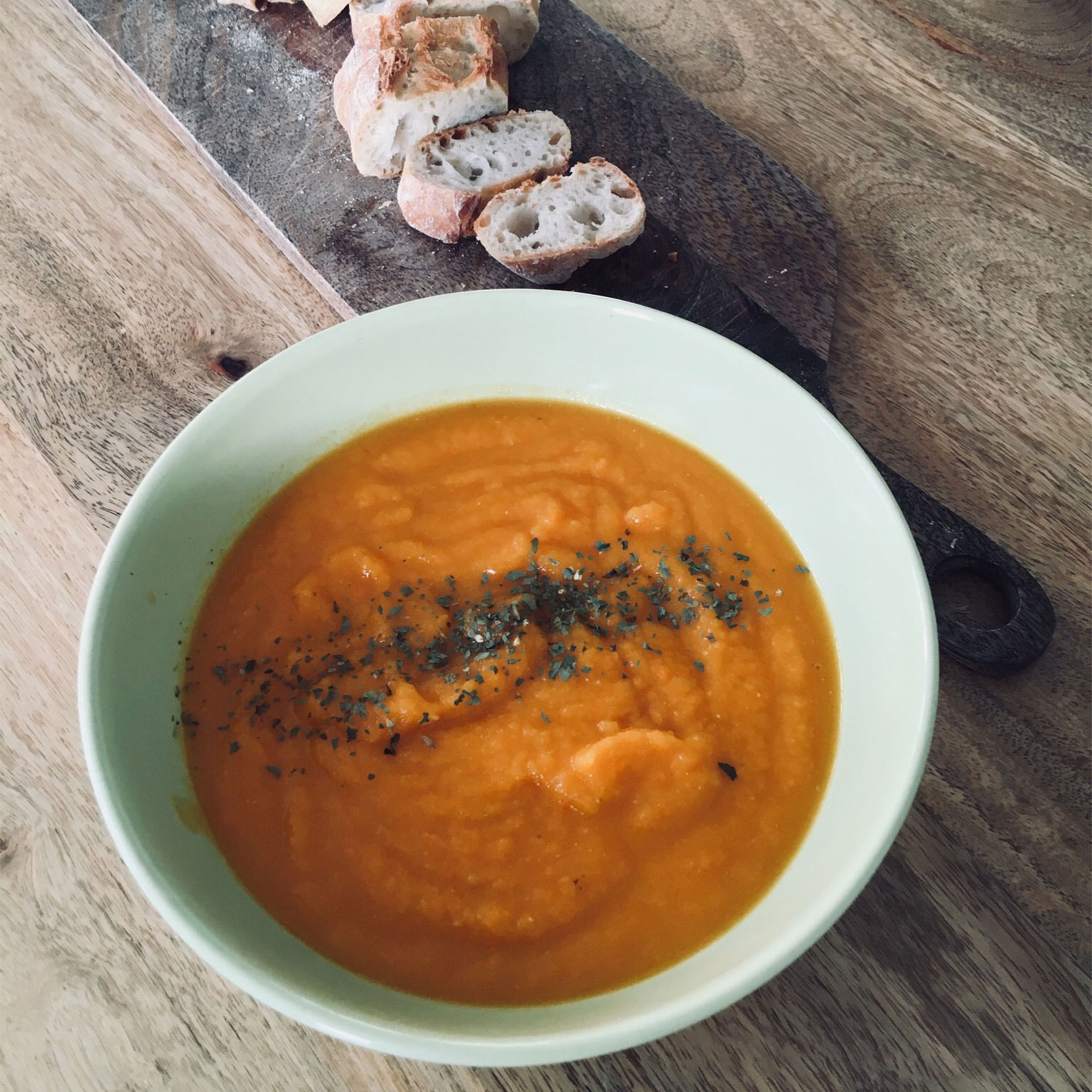 Carrot miso soup