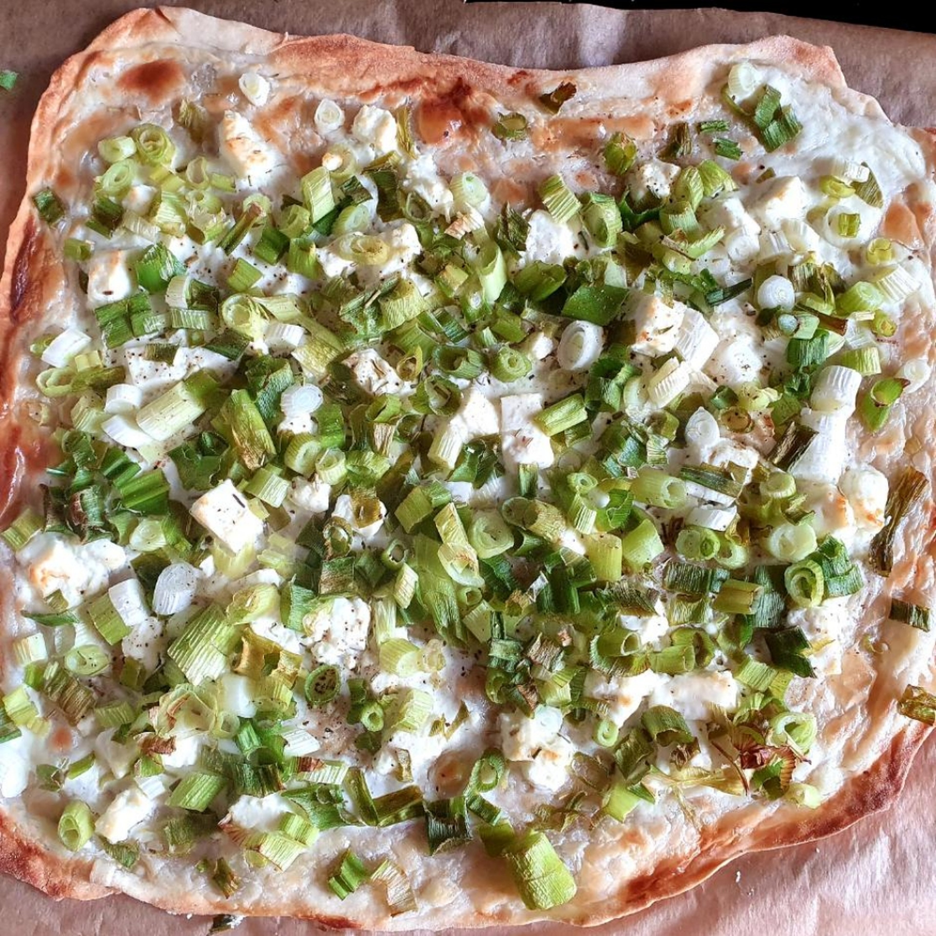 Flammkuchen (vegetarisch)