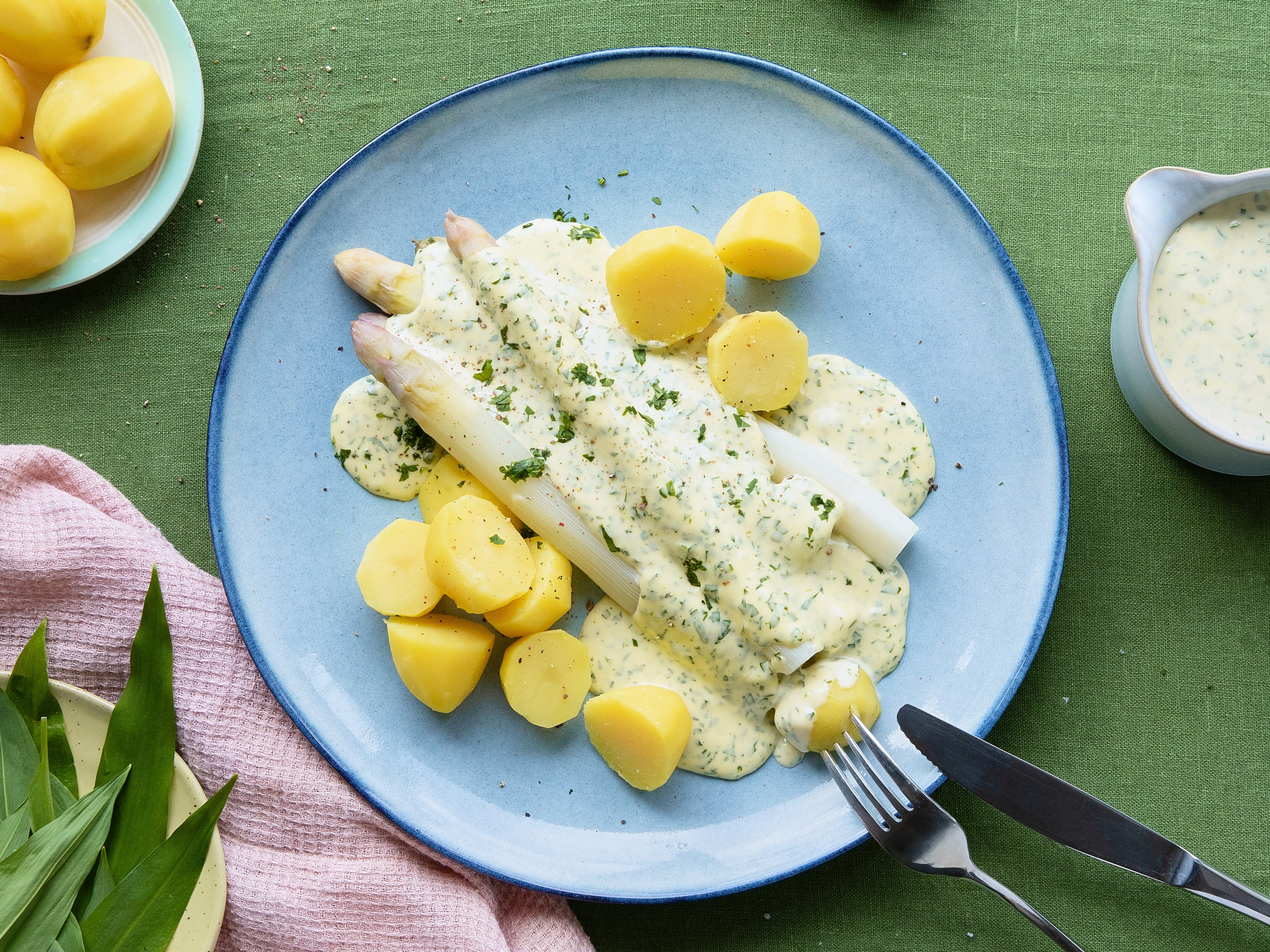 Blitzschnelle Bärlauch-Hollandaise