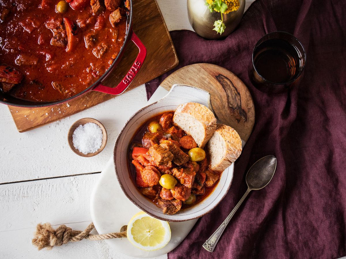 Braised veal with chorizo | Recipe | Kitchen Stories
