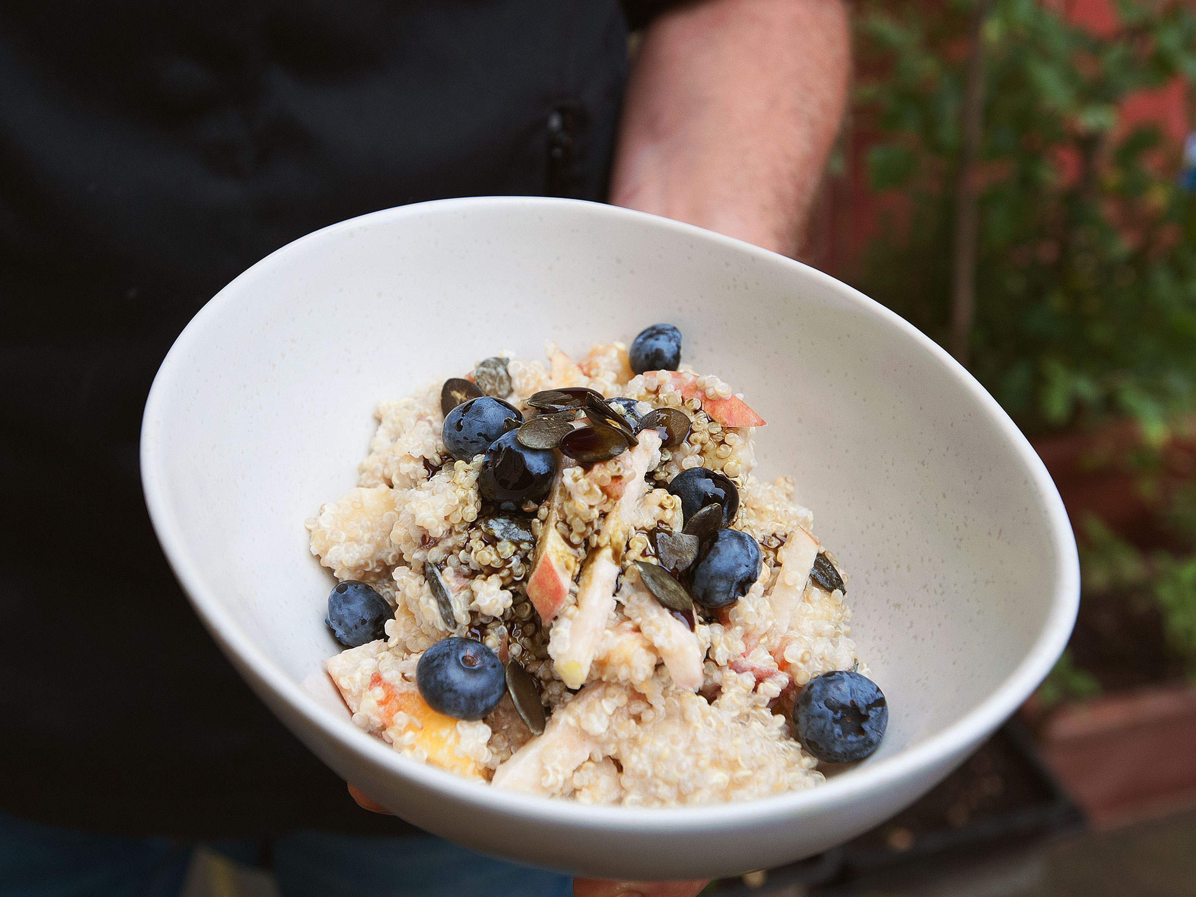 Creamy quinoa porridge