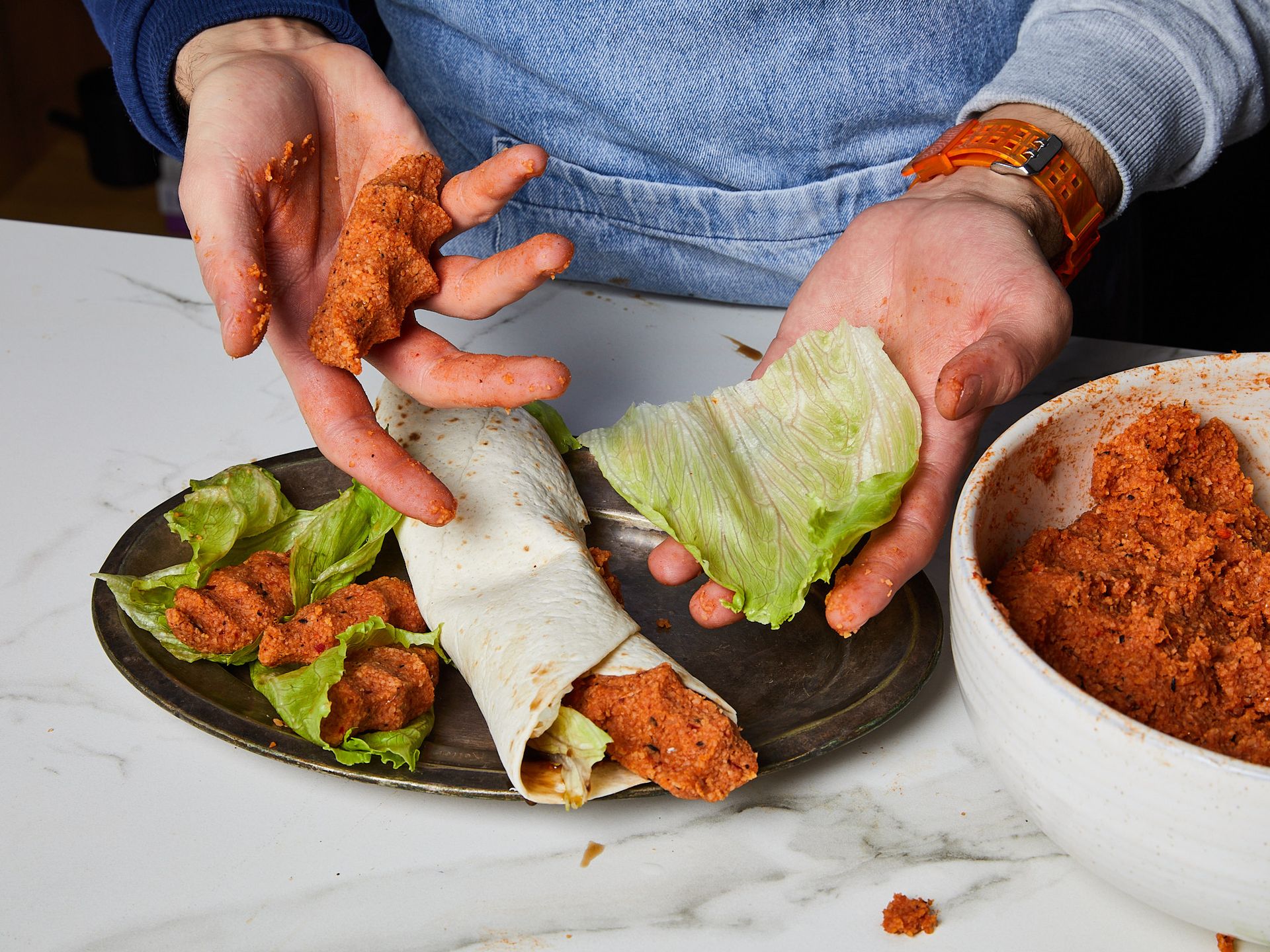 Vegane Cig Köfte (einfache Bulgur-Frikadellen) | Rezept | Kitchen Stories