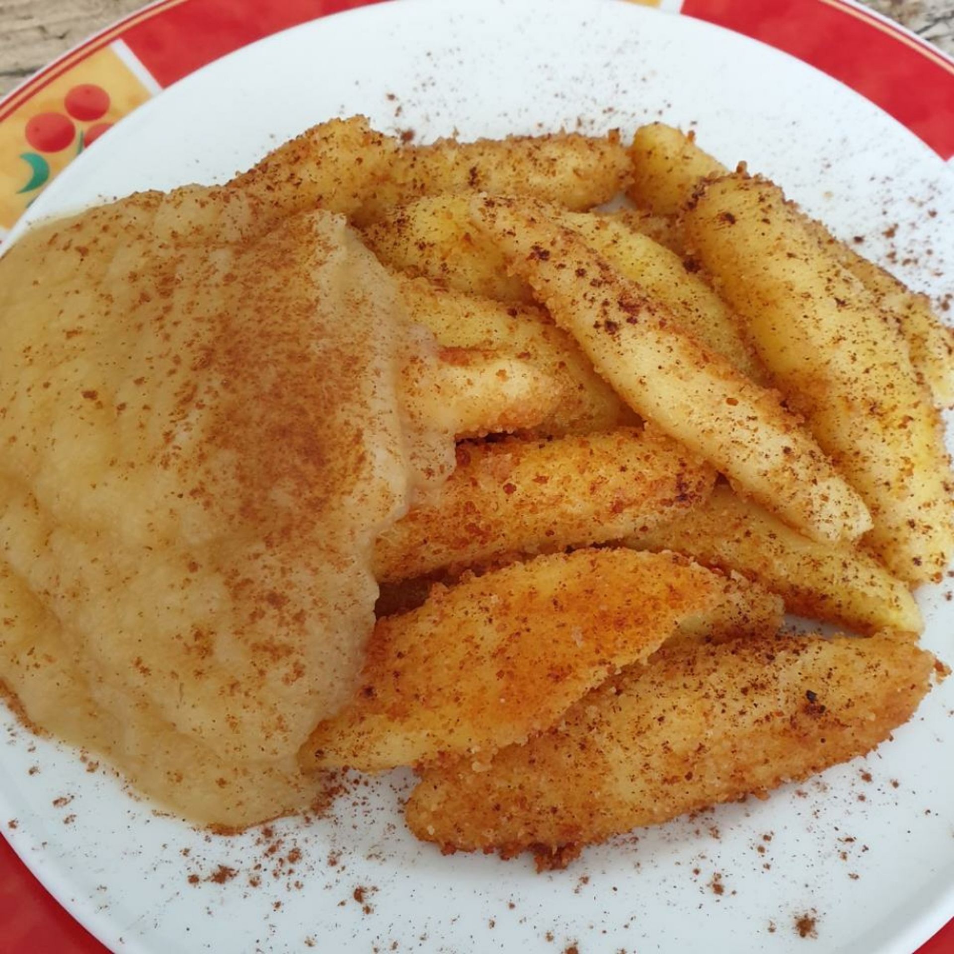 Süße Kartoffelnudeln mit Apfelmus aus dem Cookit | Rezept | Kitchen Stories