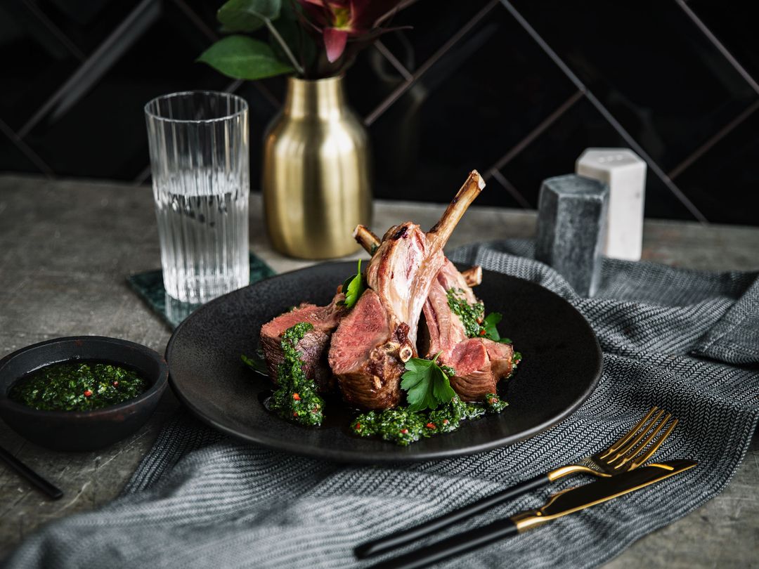 Roast lamb with mint sauce | Recipe | Kitchen Stories