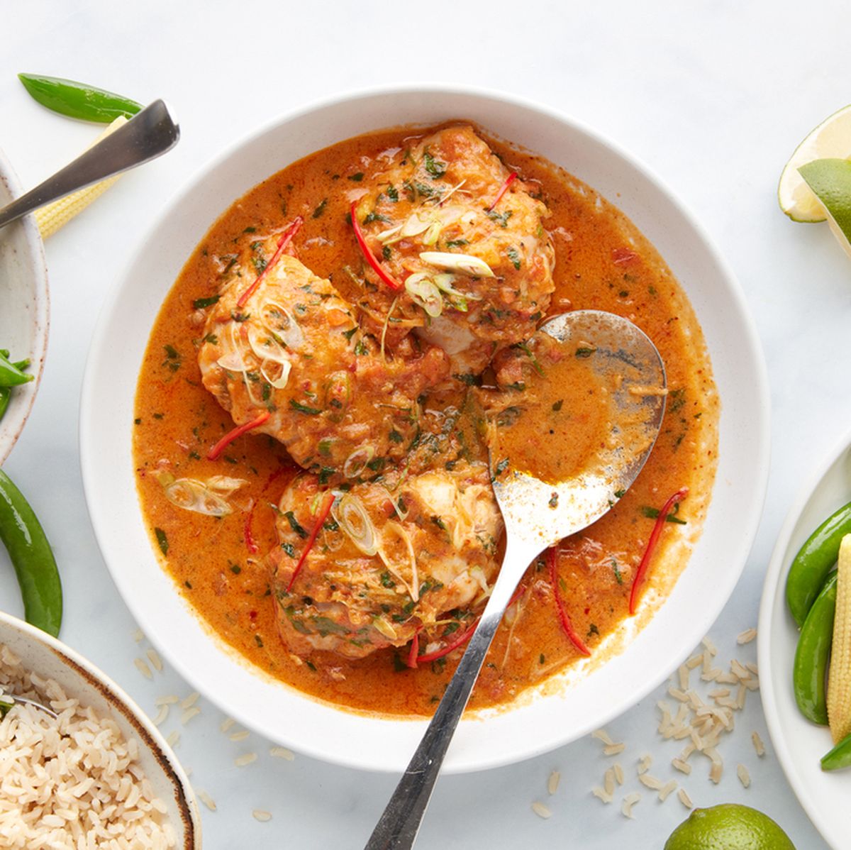 Thai Red Chicken Curry | Recipe | Kitchen Stories