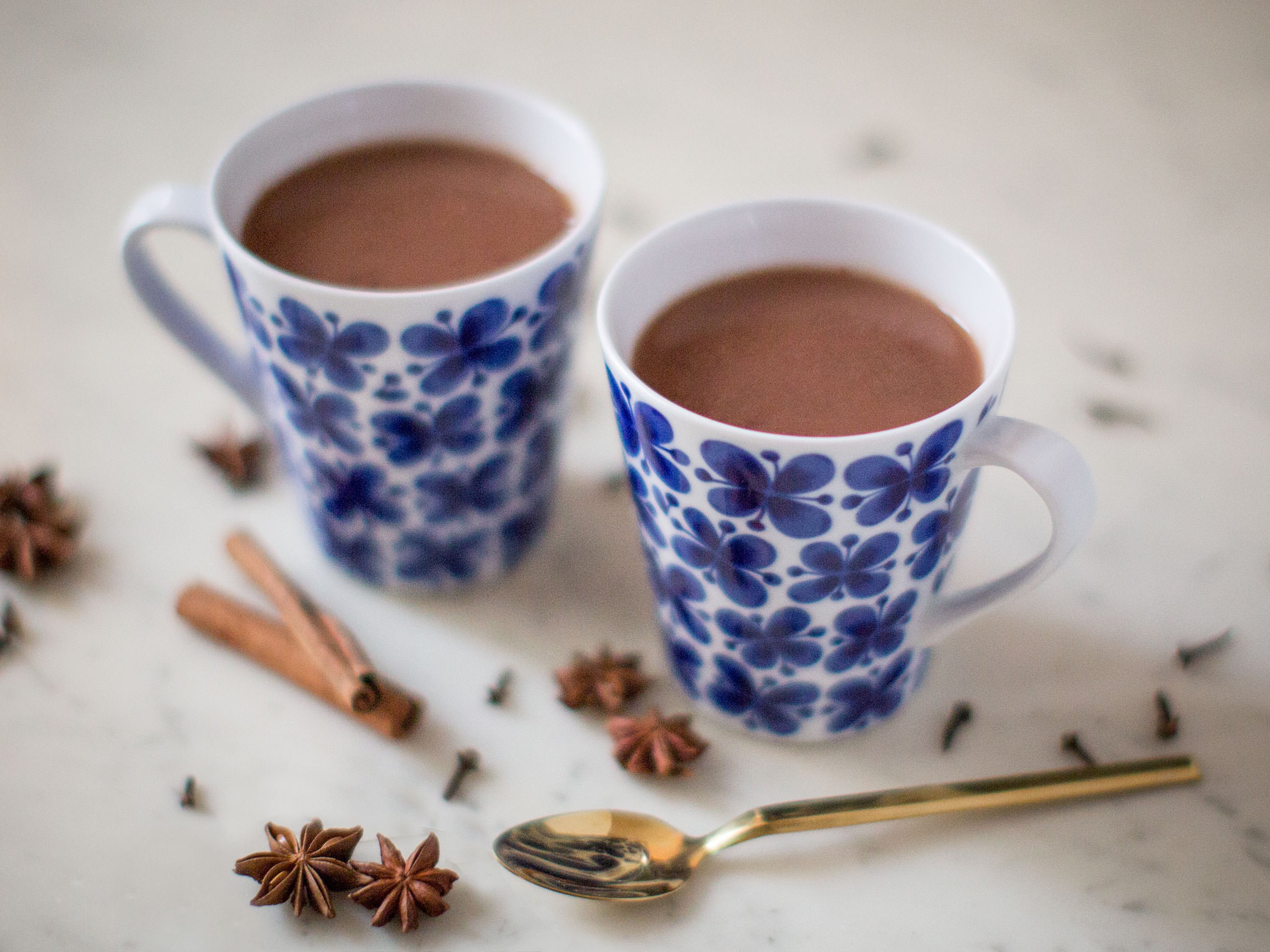 Chai hot chocolate