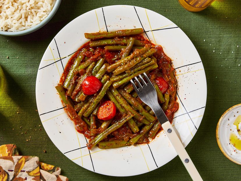 Easy Turkish green beans (Taze Fasulye)