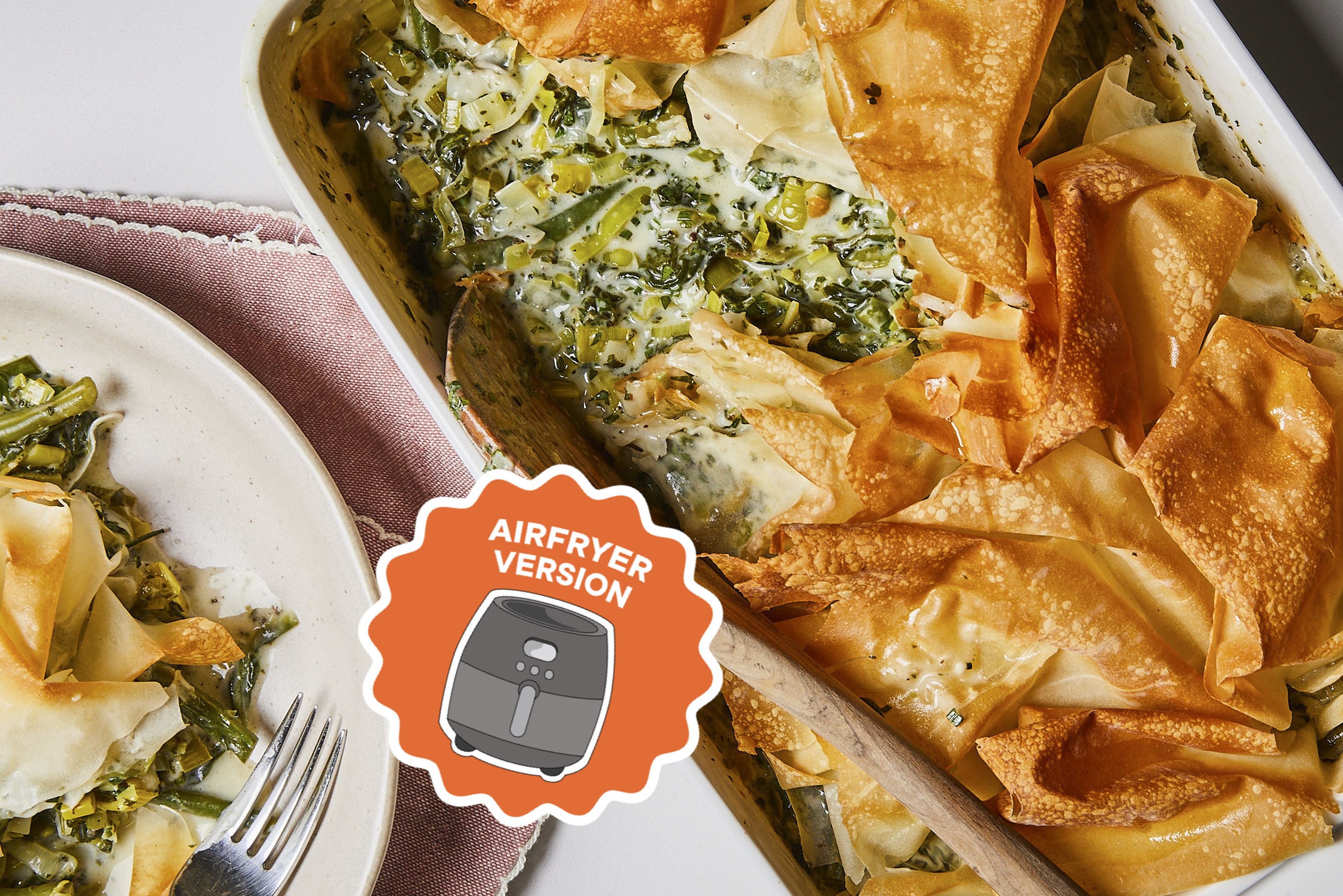 Knuspriger Gemüseauflauf aus der Heißluftfritteuse (Airfryer)