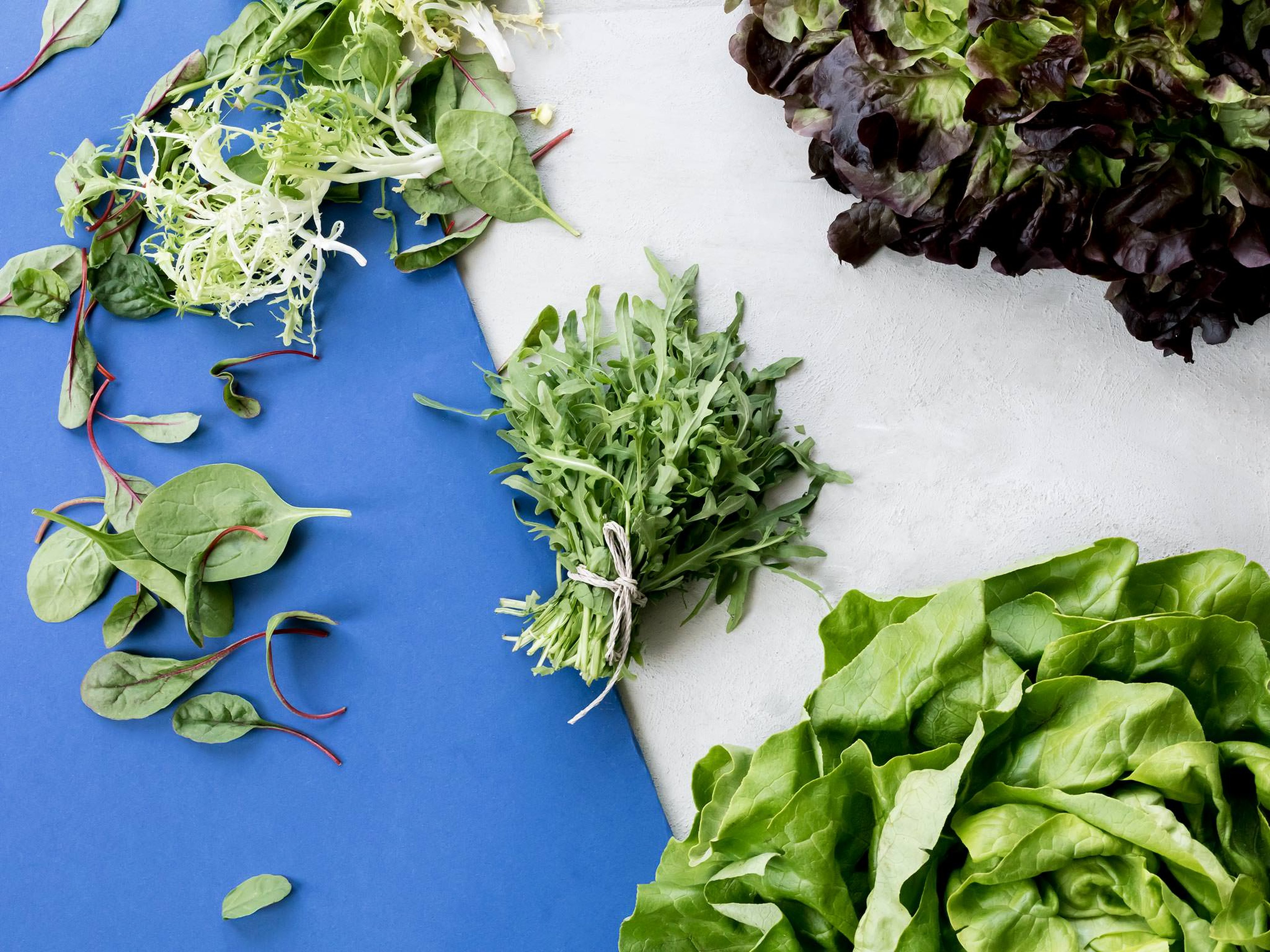 Roll Up Your Salad Greens to Keep Them Dry and Crisp