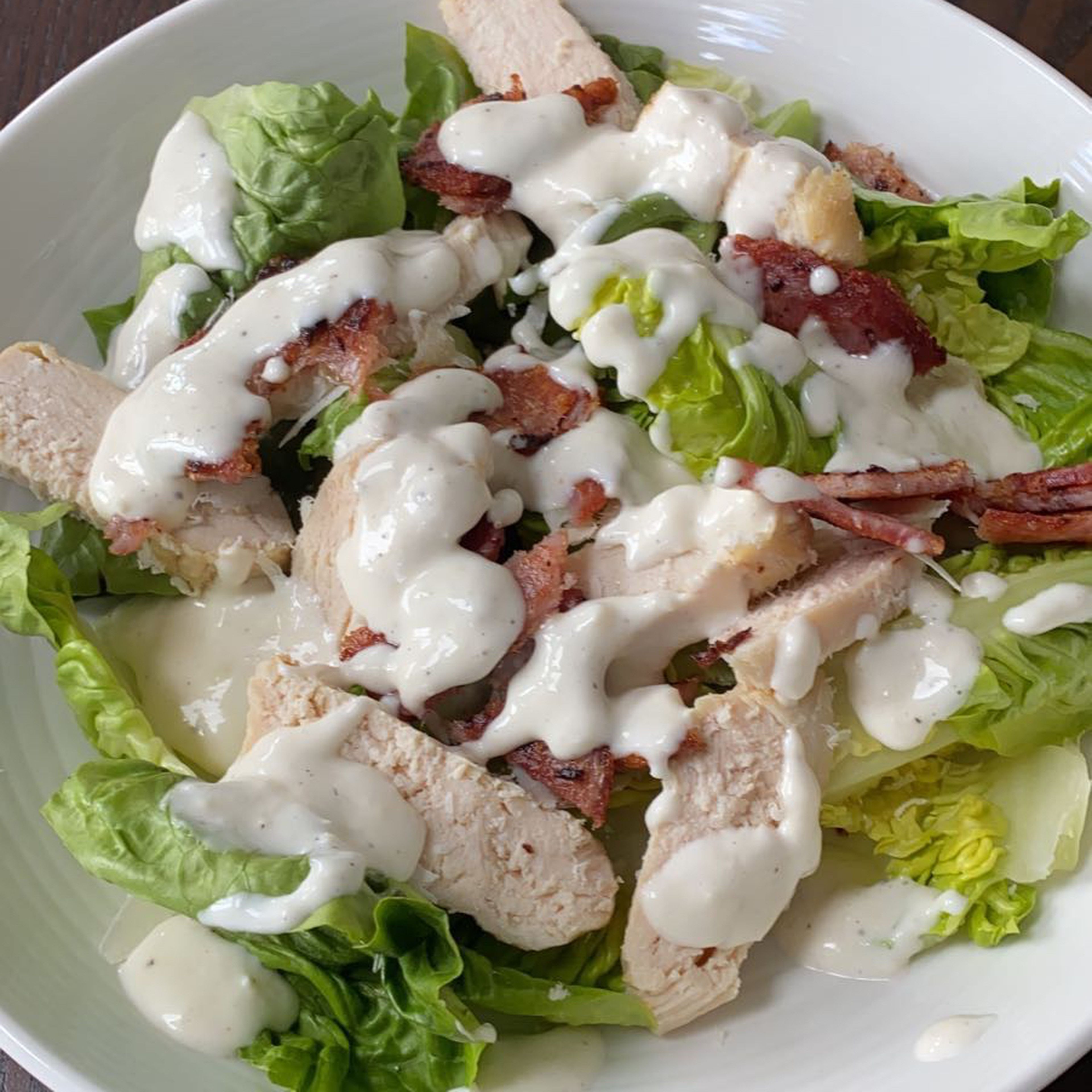 Chicken and Bacon Caesar Salad