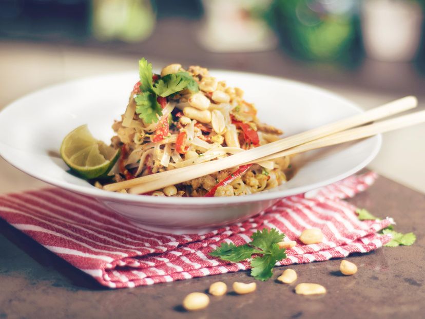 Thai-inspired fried noodles