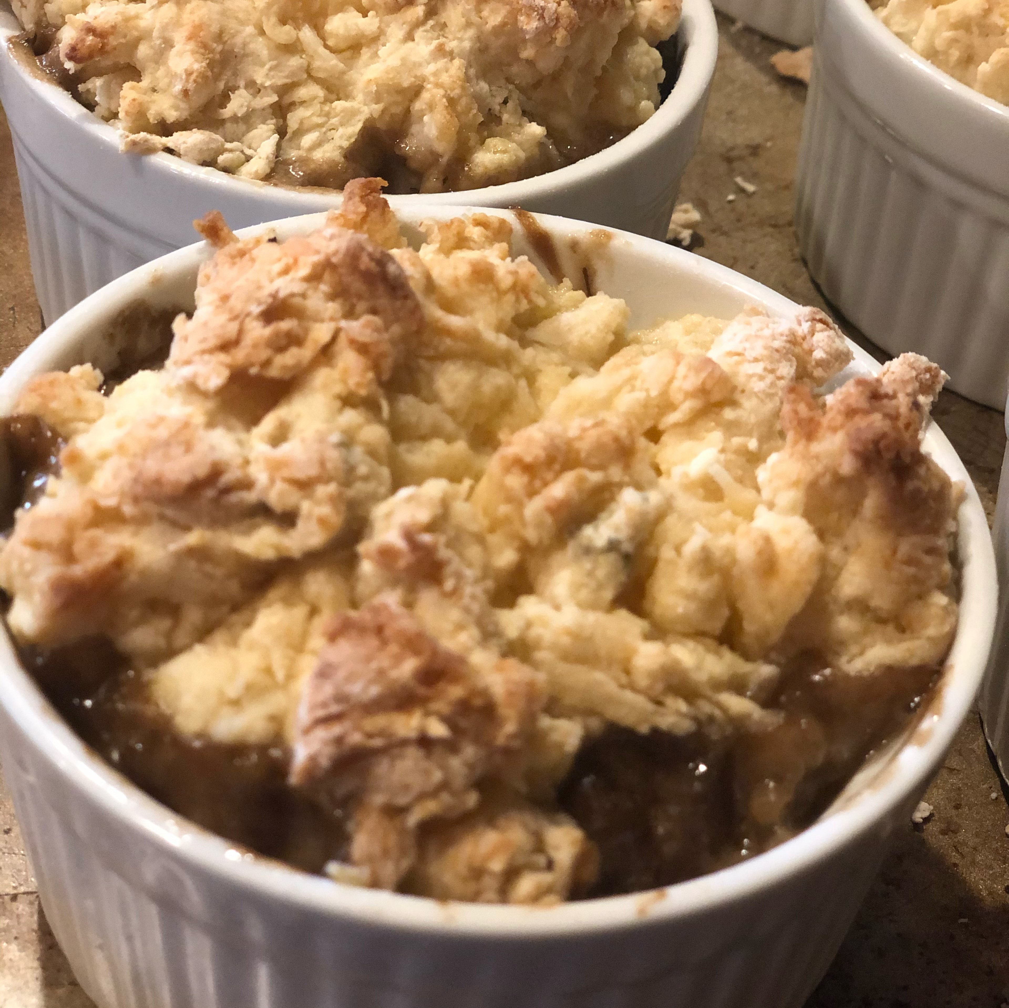 Brick & Fire Mushroom Cobbler