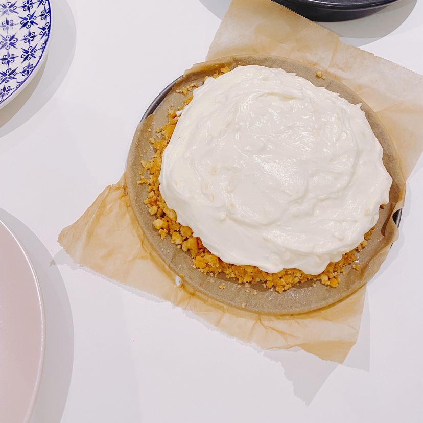 No-Bake 'n' Messy Lemon Cheesecake